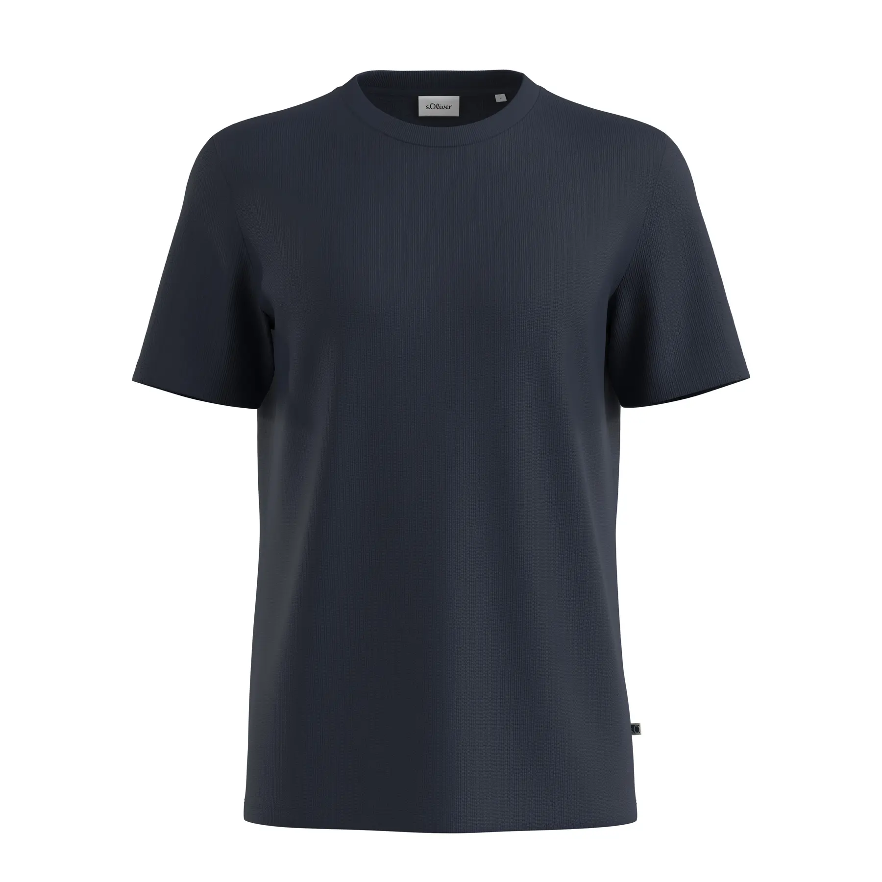 T-shirt Strutturato in Cotone Puro s.Oliver