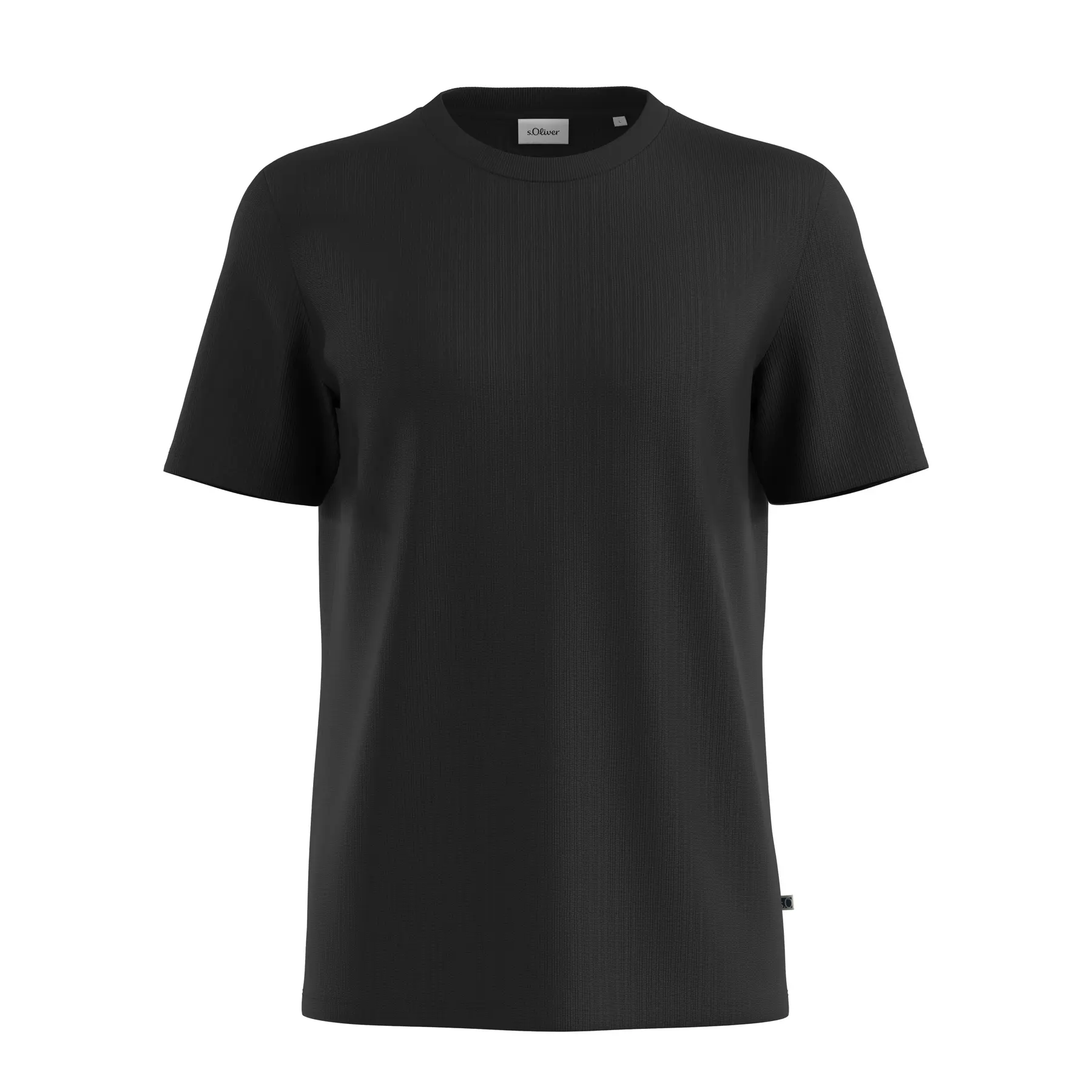 T-shirt Strutturato in Cotone Puro s.Oliver