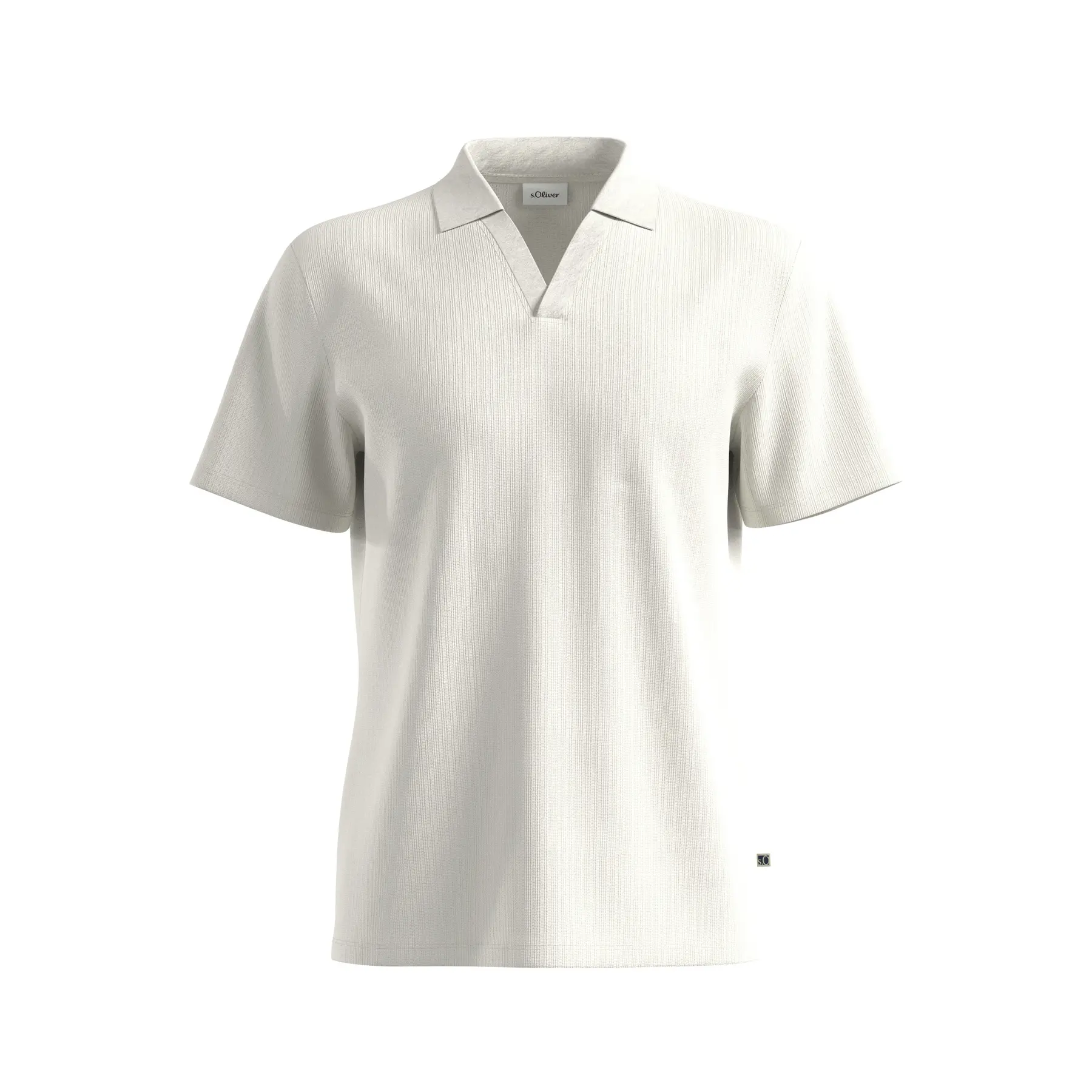 Polo strutturato in puro cotone s.Oliver