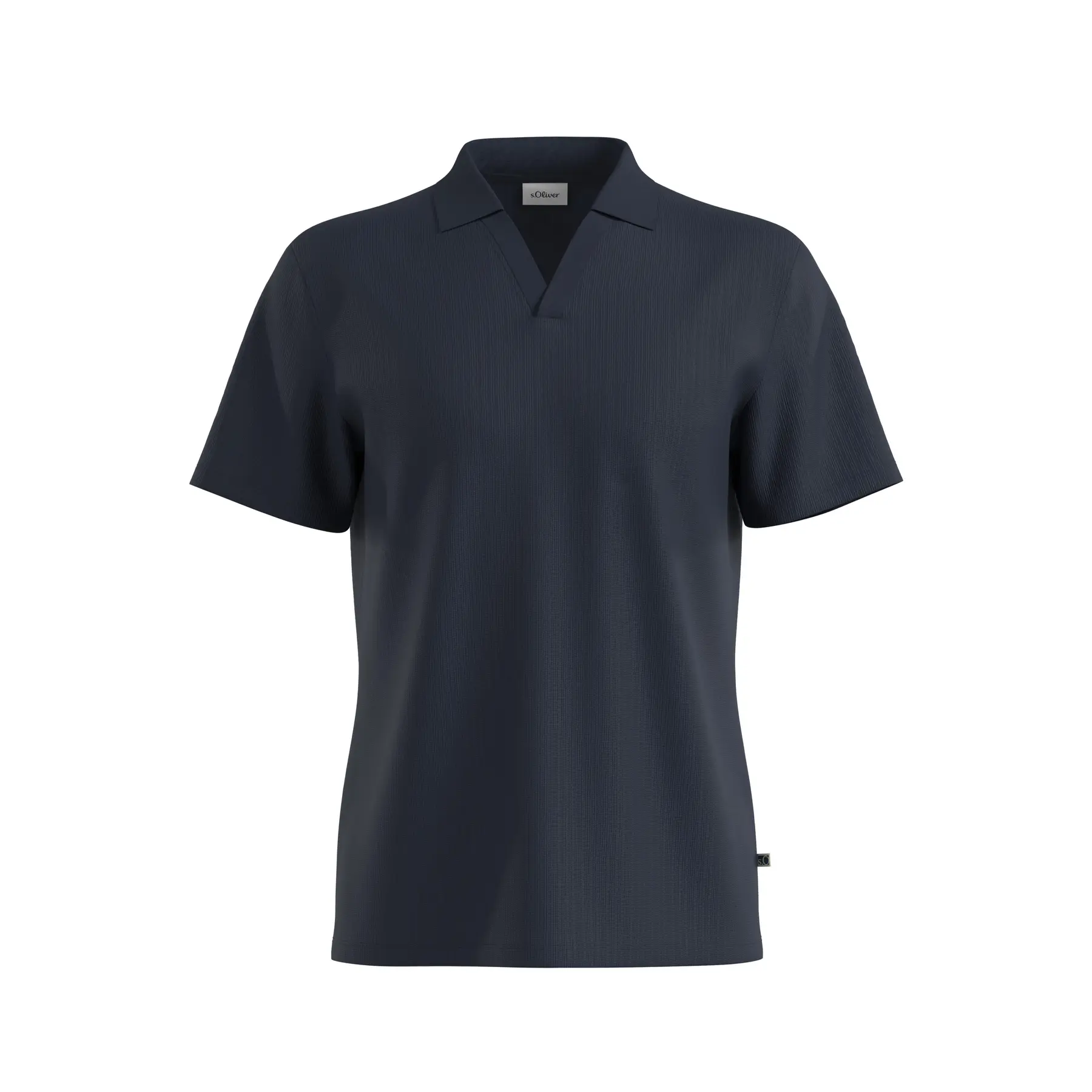 Polo strutturato in puro cotone s.Oliver