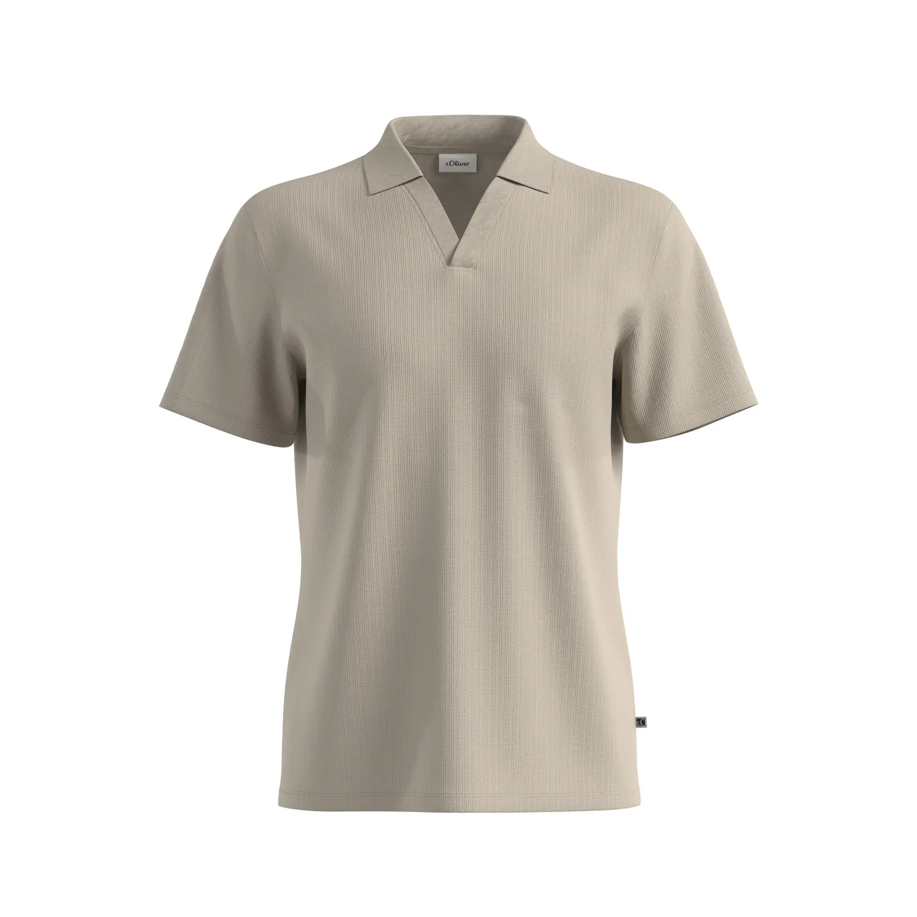 Polo strutturato in puro cotone s.Oliver