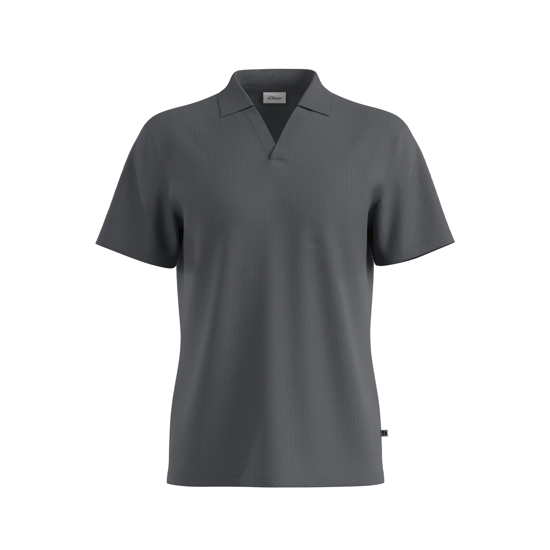 Polo strutturato in puro cotone s.Oliver
