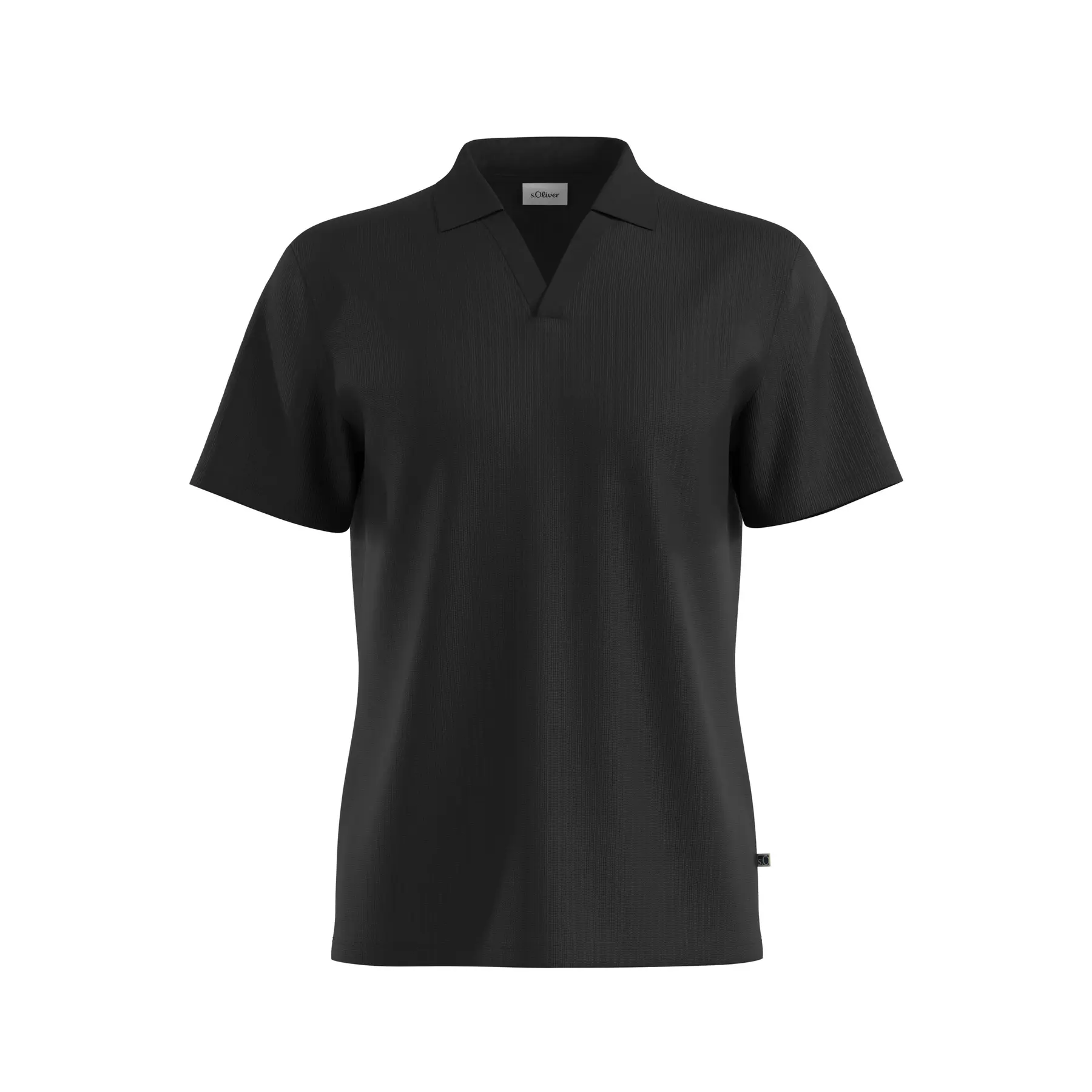 Polo strutturato in puro cotone s.Oliver