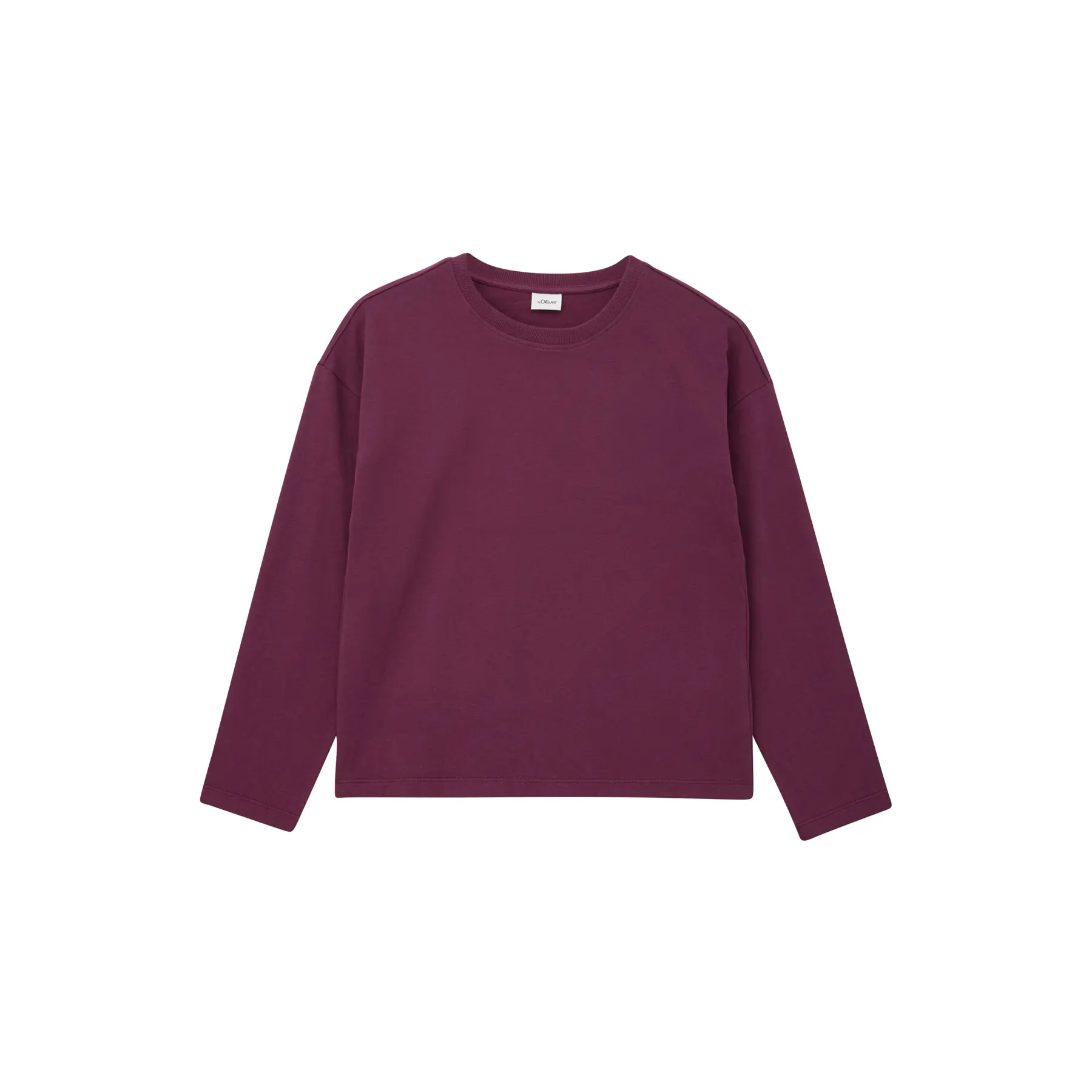 T-shirt a manica corta con stampa cangiante davanti o dietro ragazza s.Oliver