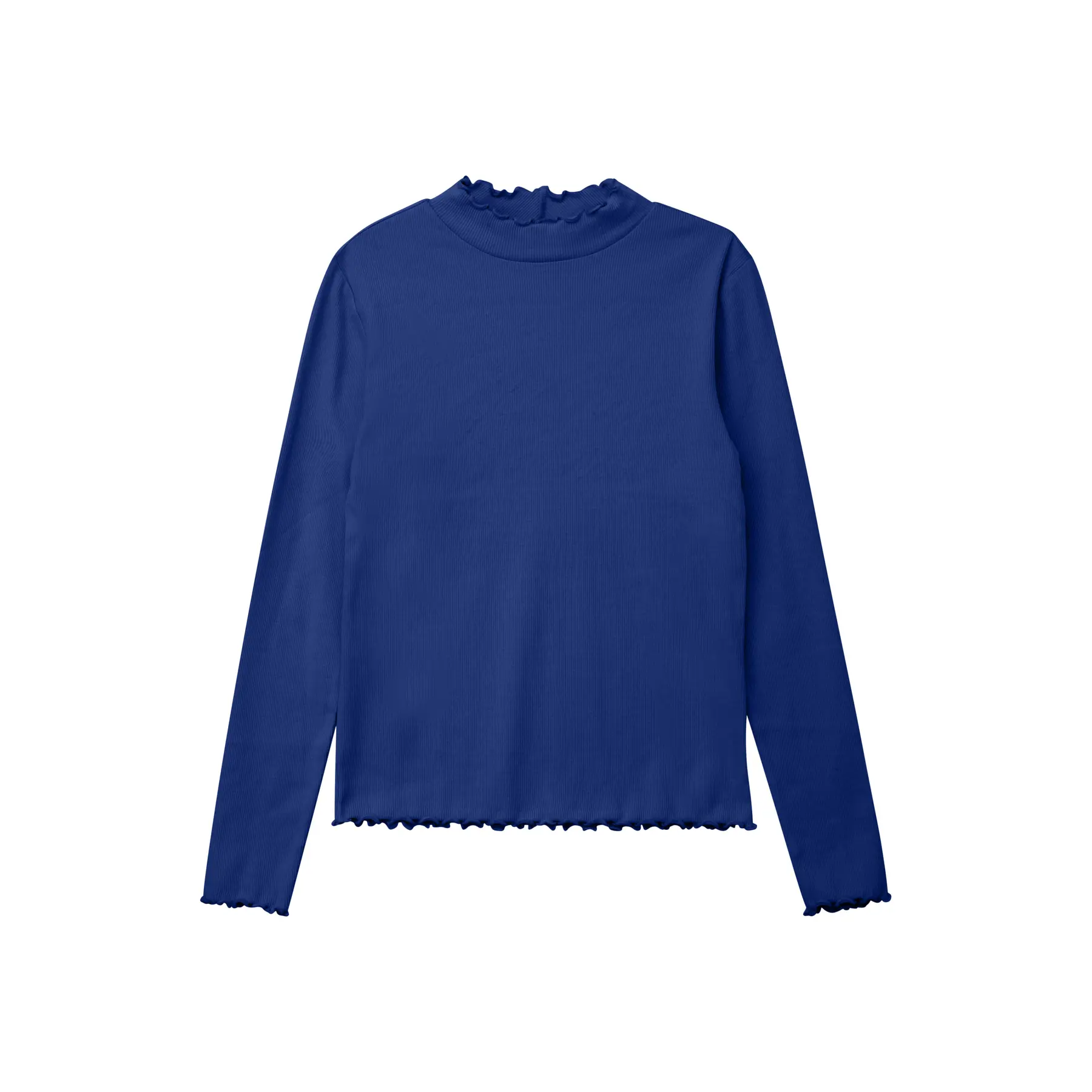 T-shirt a maniche lunghe slim fit con col alto e nastro decorativo ragazza s.Oliver