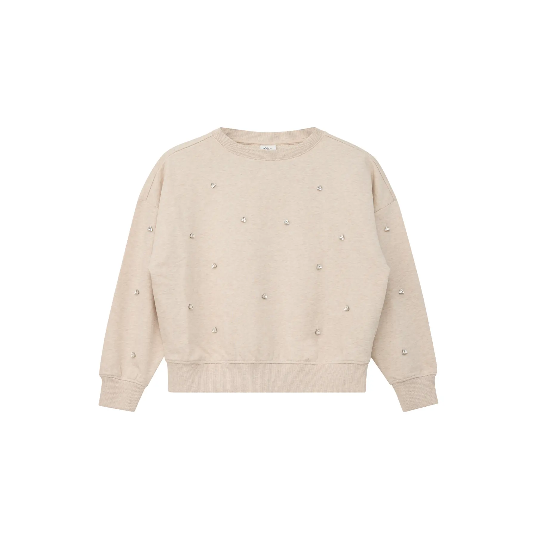 Felpa oversize con strass per ragazza s.Oliver