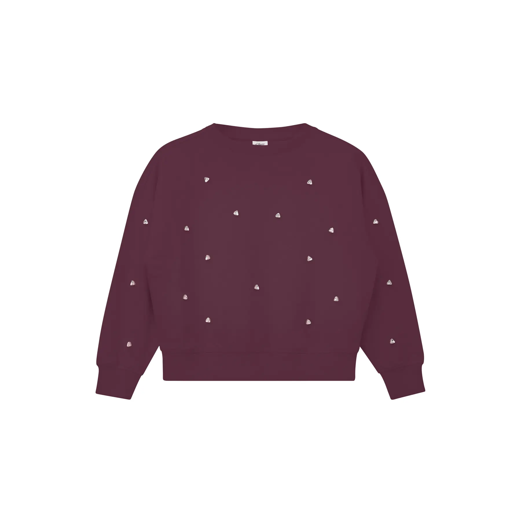 Felpa oversize con strass per ragazza s.Oliver