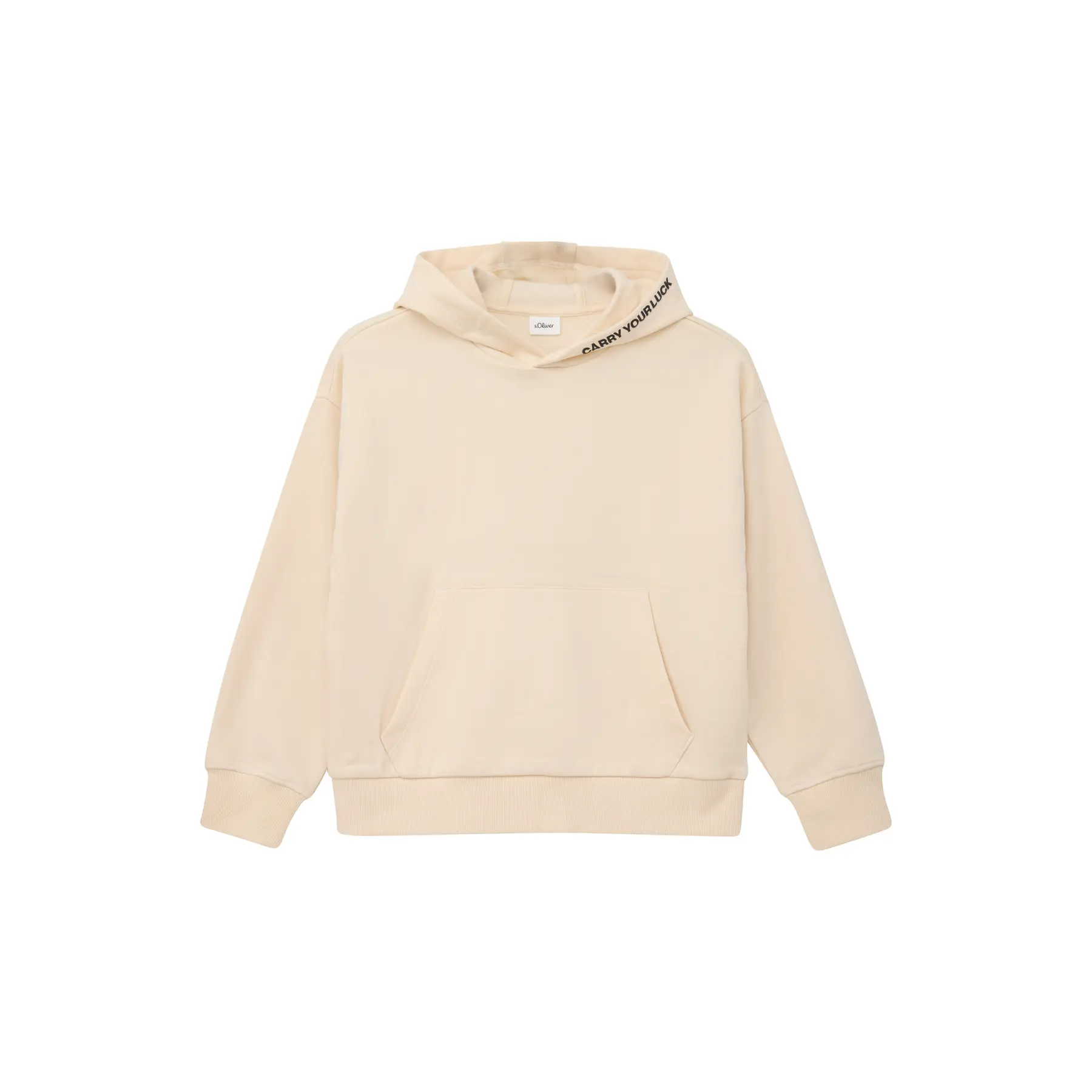 Mädchen Sweatshirt mit lockerer Passform und changierendem Druck auf dem Rücken - innen leicht aufgeraut s.Oliver