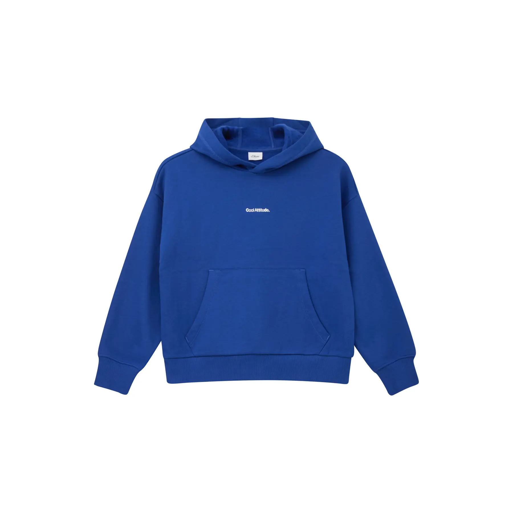 Mädchen Sweatshirt mit lockerer Passform und changierendem Druck auf dem Rücken - innen leicht aufgeraut s.Oliver