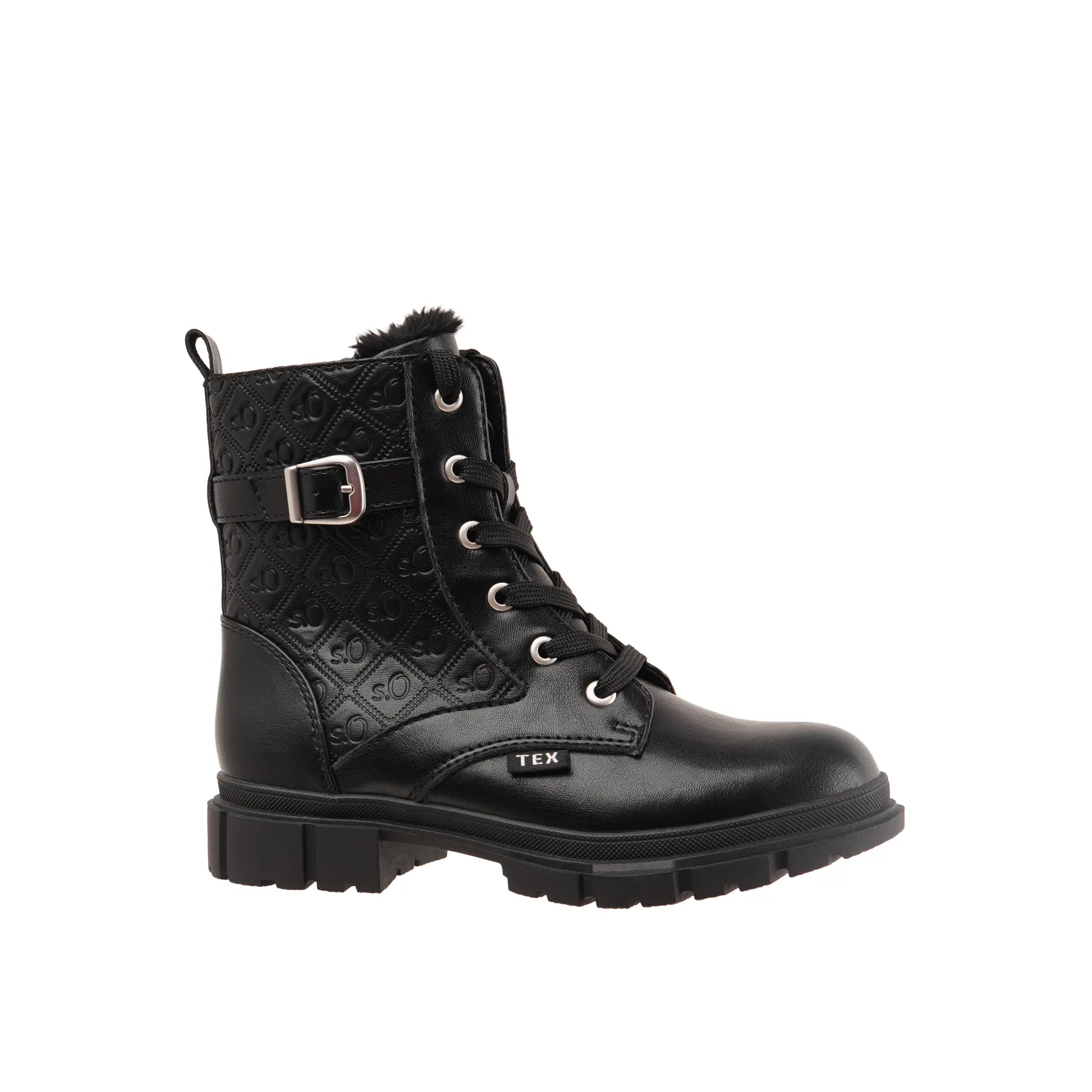 Bottes aspect cuir doublure en peluche enfant s.Oliver Bottes aspect cuir doublure en peluche enfant s.Oliver