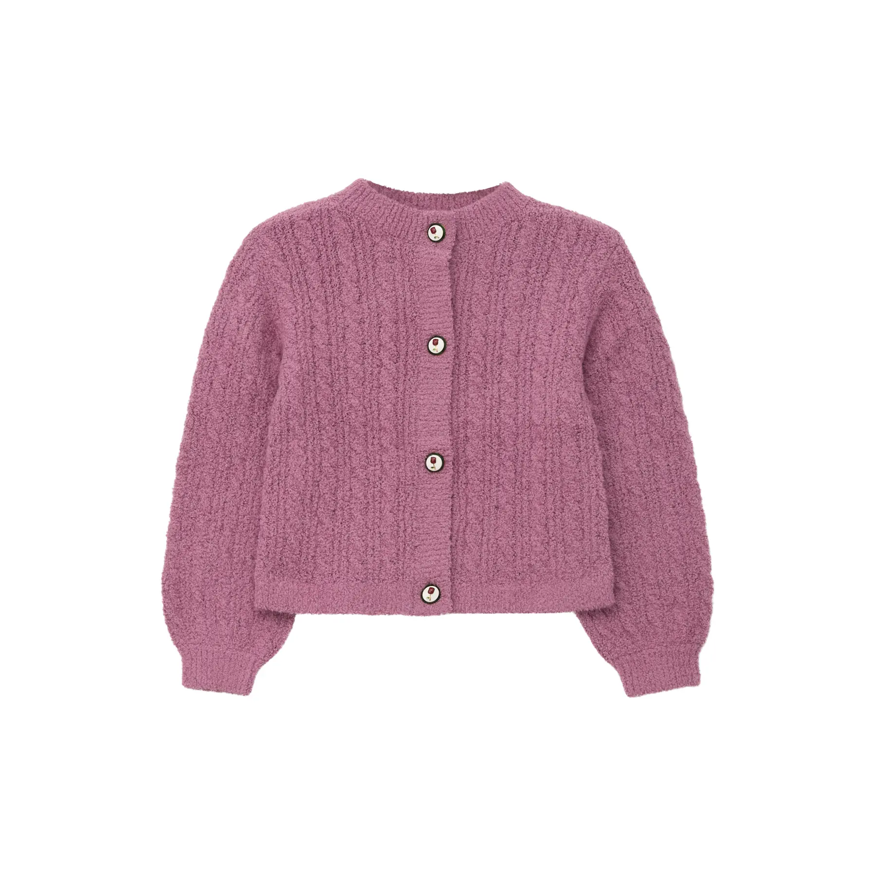 Cardigan morbido in maglia intrecciata ragazza s.Oliver