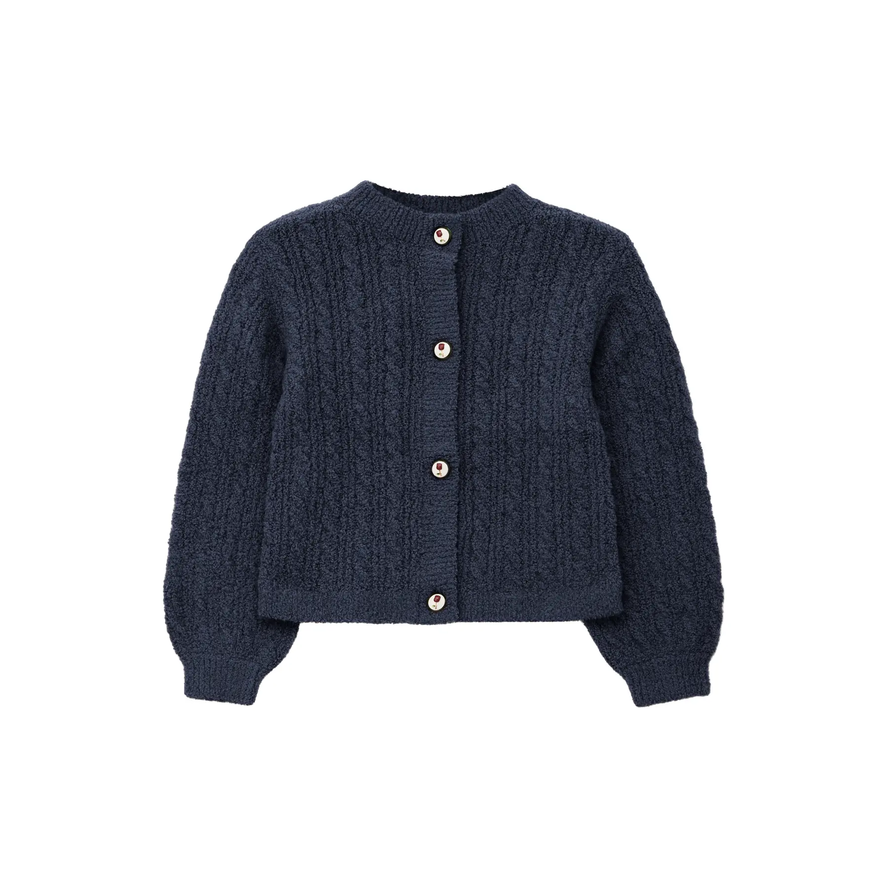 Cardigan morbido in maglia intrecciata ragazza s.Oliver