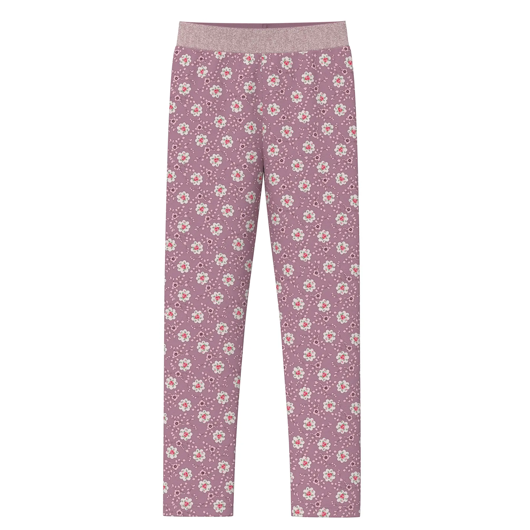 Legging en polaire thermique avec imprimé all-over et ceinture pailletée fille s.Oliver