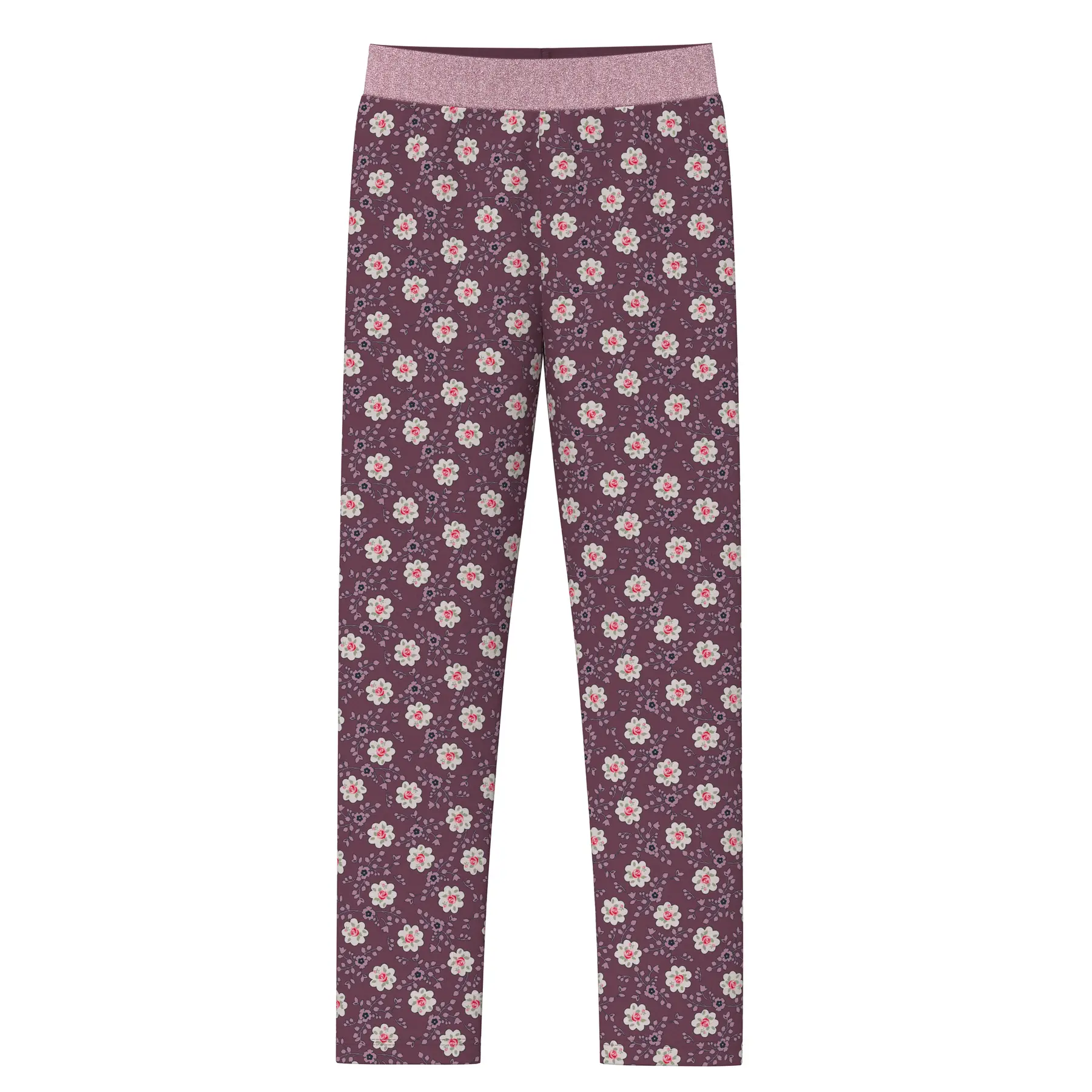 Legging en polaire thermique avec imprimé all-over et ceinture pailletée fille s.Oliver