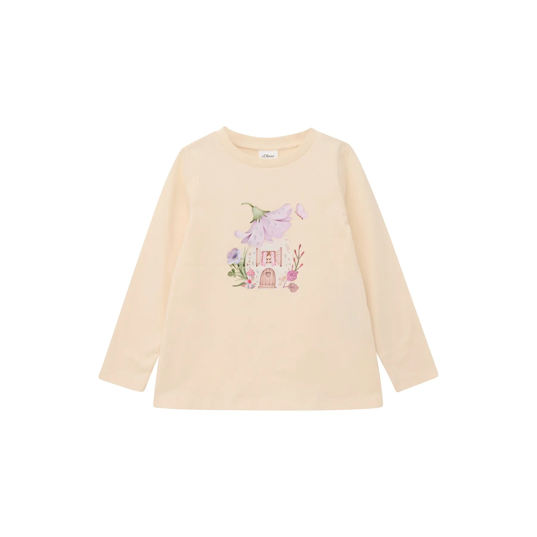 T-shirt a stampa reversibile a forma di trapezio ragazza s.Oliver