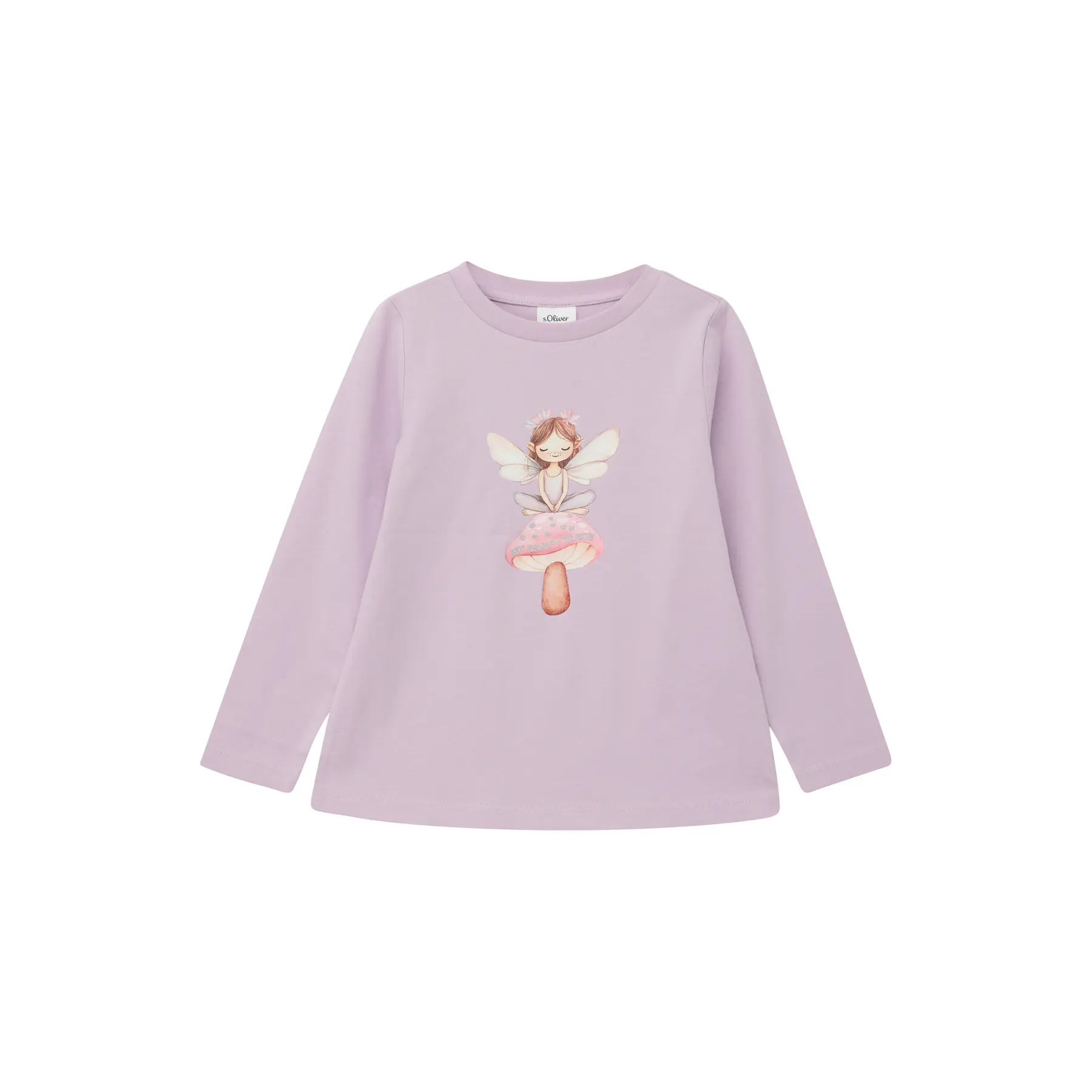 T-shirt a stampa reversibile a forma di trapezio ragazza s.Oliver