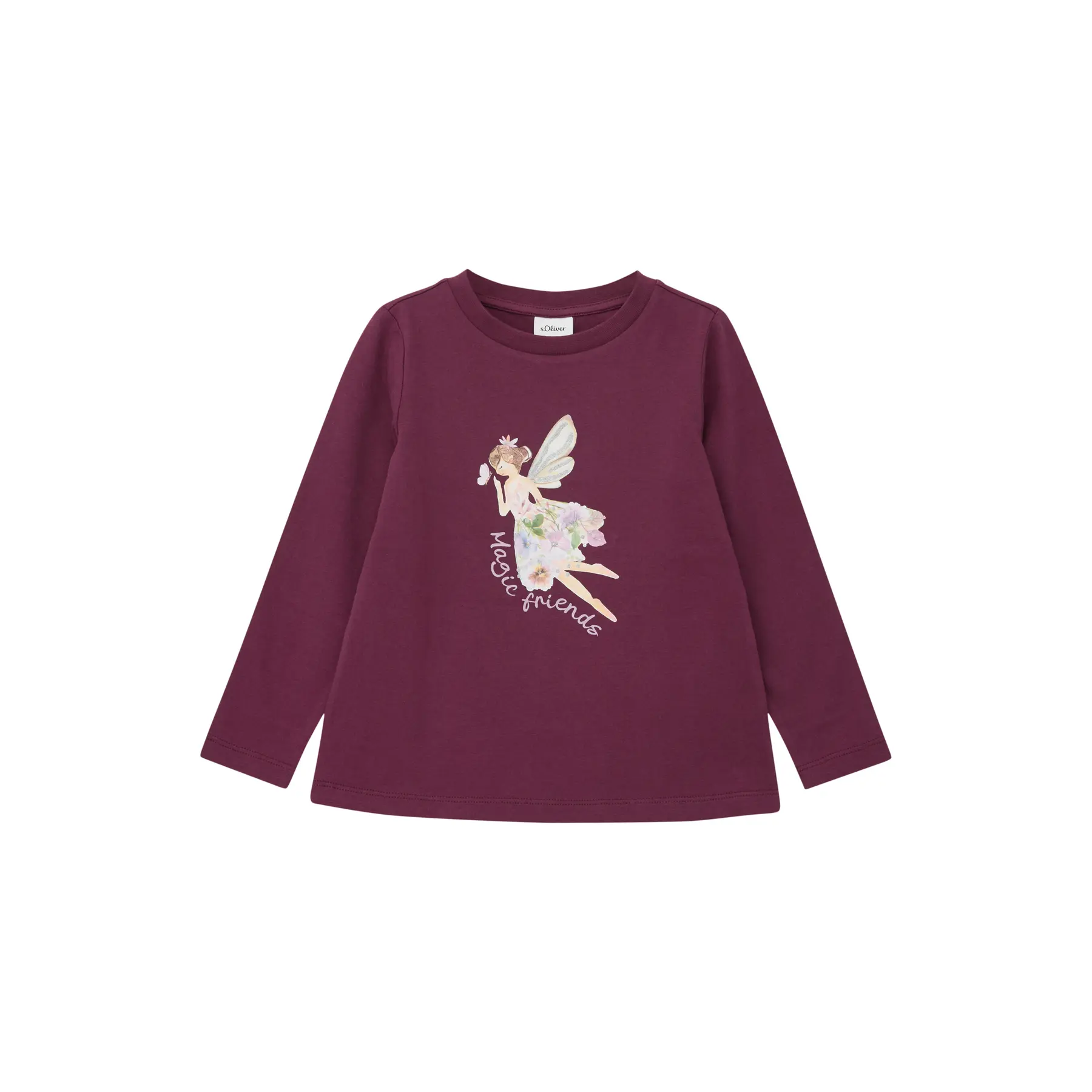 T-shirt a stampa reversibile a forma di trapezio ragazza s.Oliver