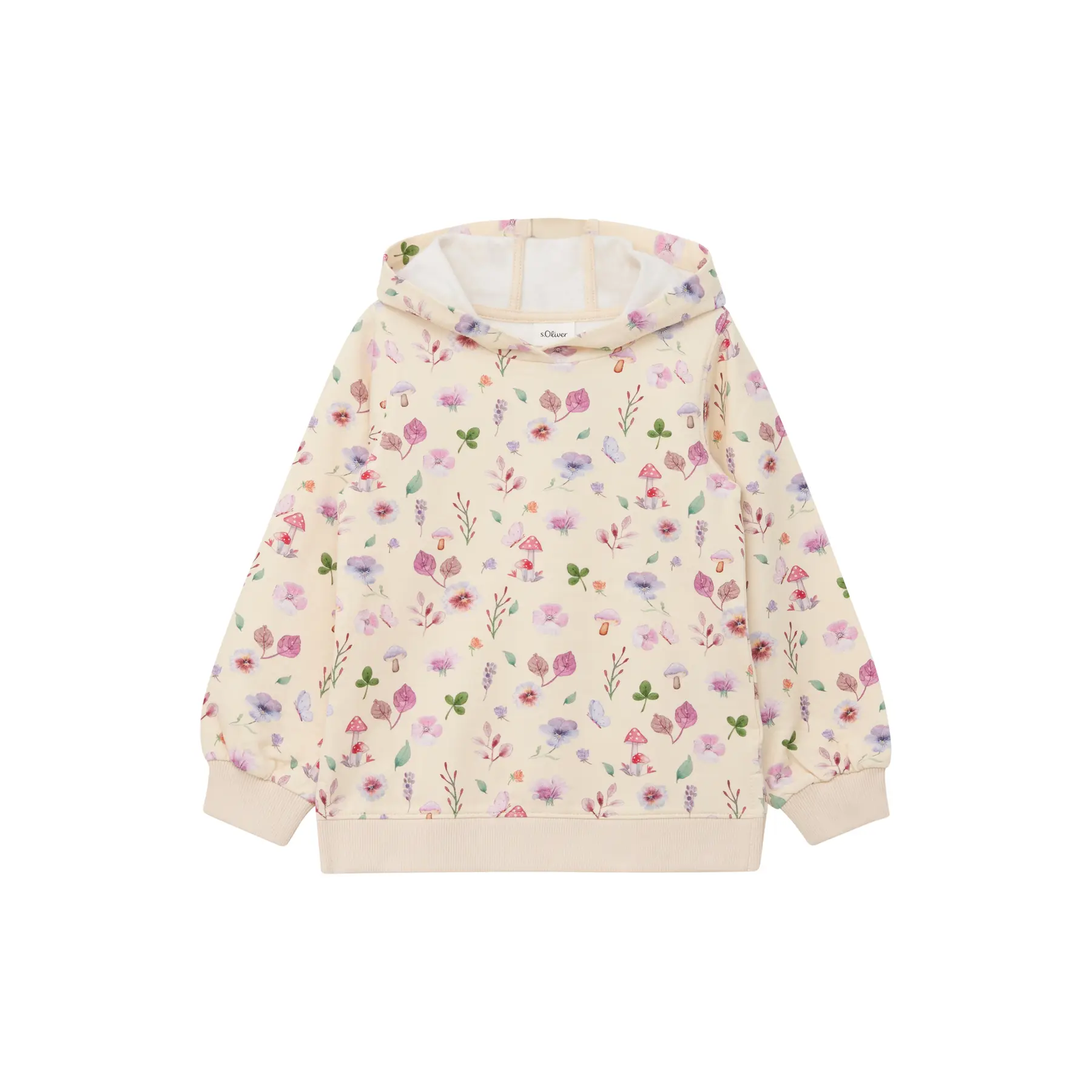 Felpa con cappuccio reversibile - interno spazzolato bambina s.Oliver