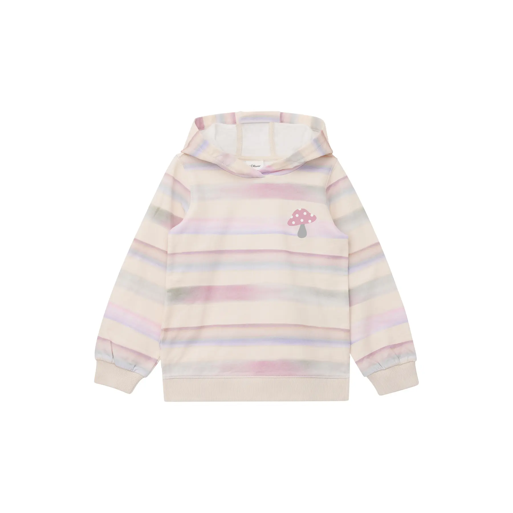 Felpa con cappuccio reversibile - interno spazzolato bambina s.Oliver