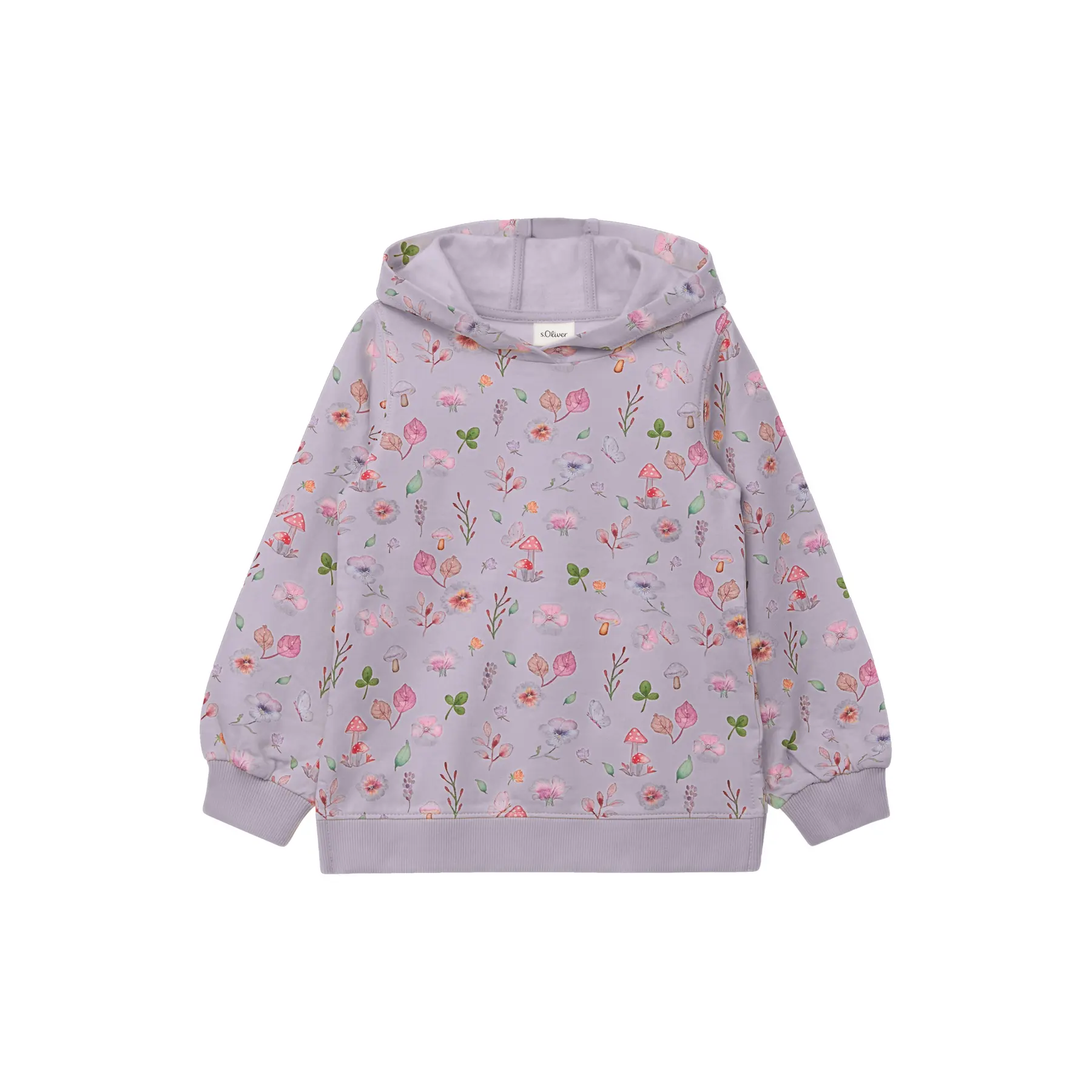 Felpa con cappuccio reversibile - interno spazzolato bambina s.Oliver