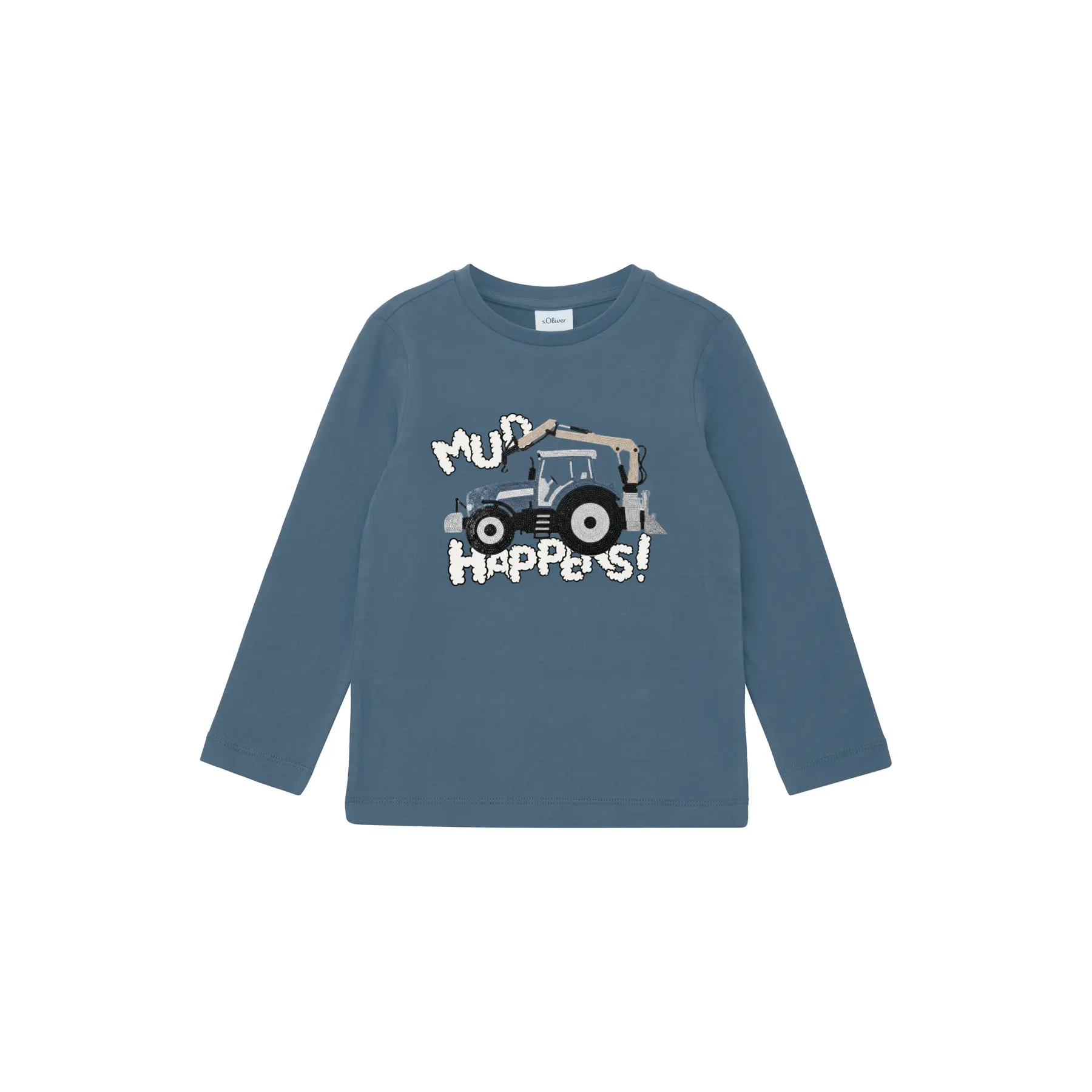 T-shirt à manches longues coupe droite avec sequins enfant s.Oliver