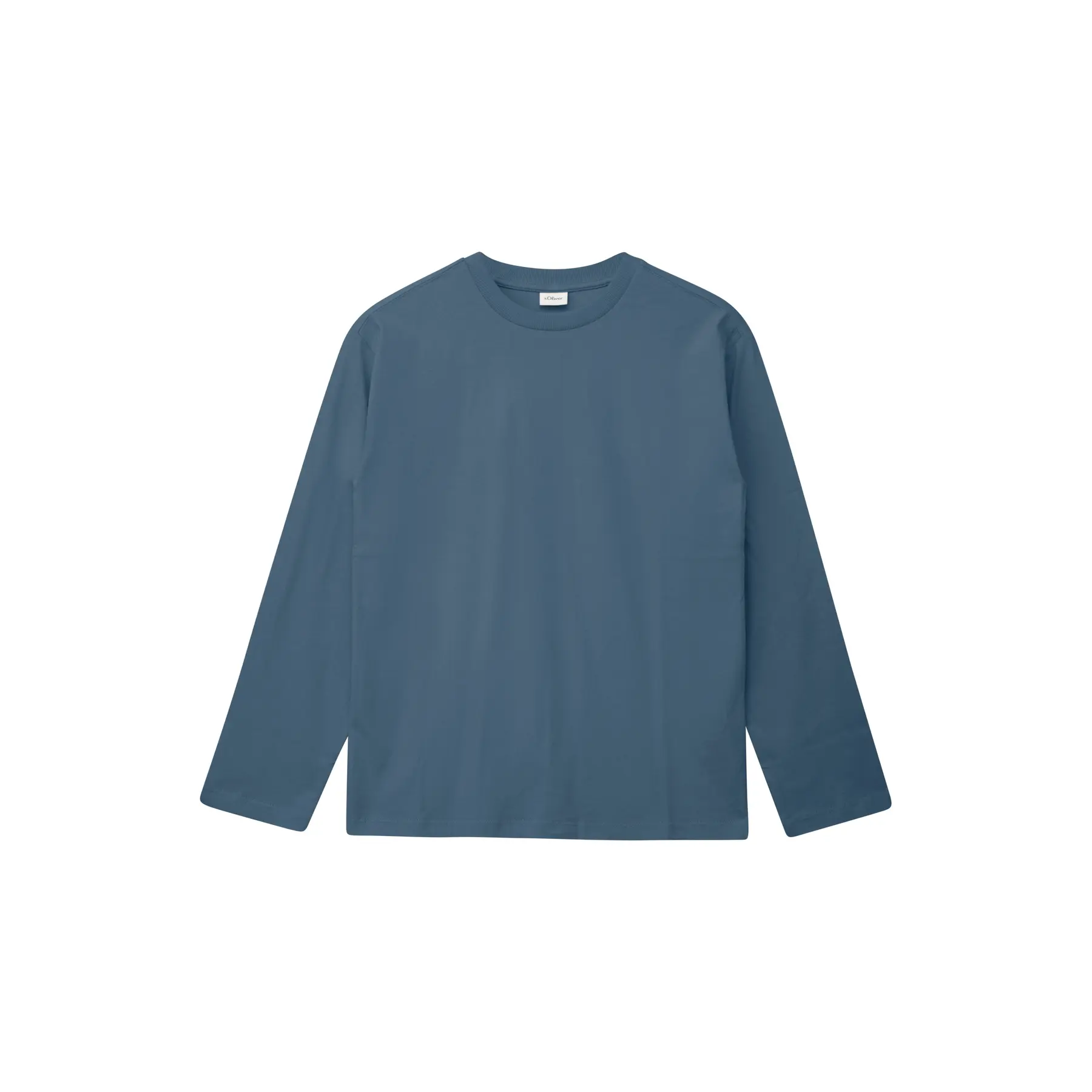 T-shirt a maniche lunghe con stampa davanti o dietro e spalle cadenti bambino s.Oliver