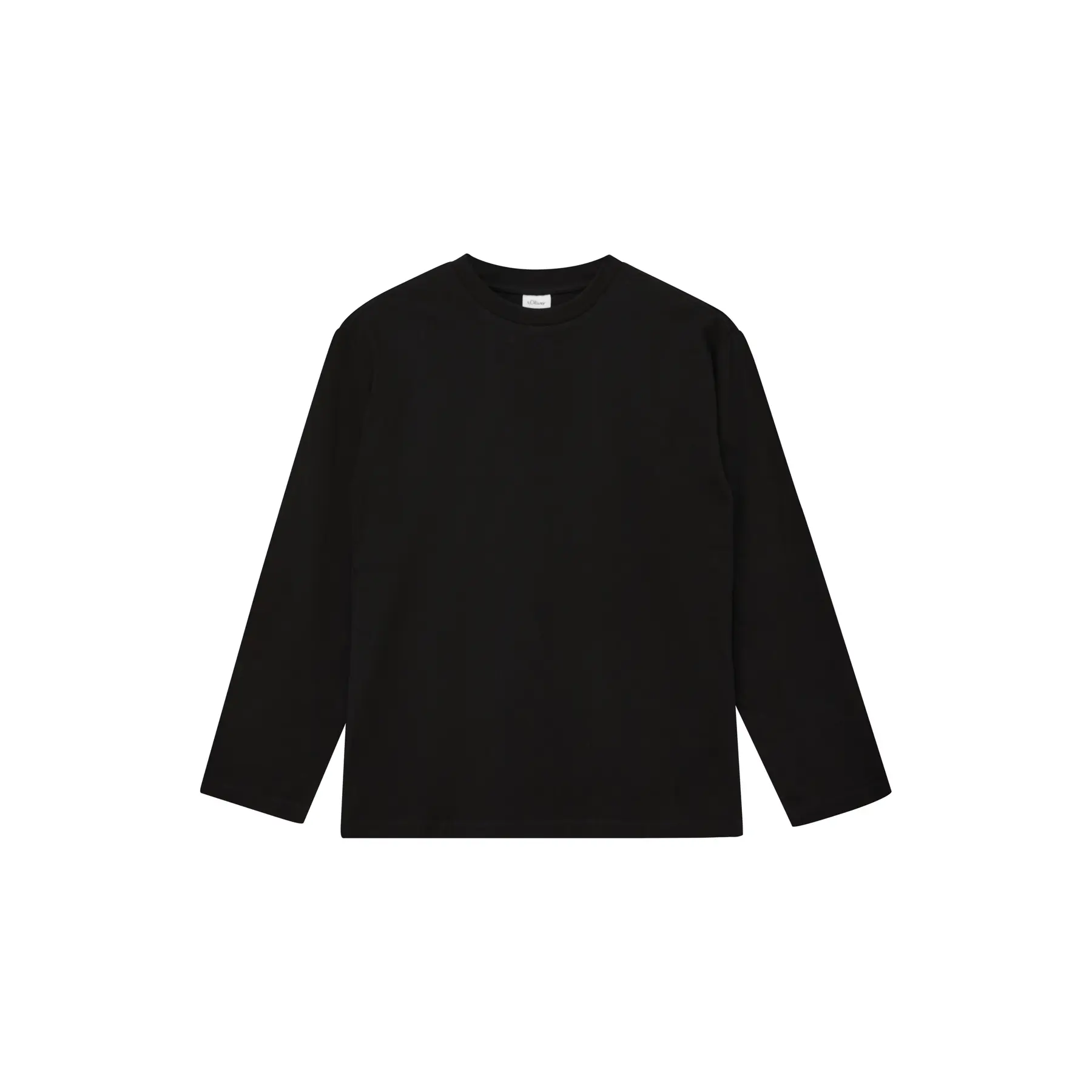 T-shirt a maniche lunghe con stampa davanti o dietro e spalle cadenti bambino s.Oliver