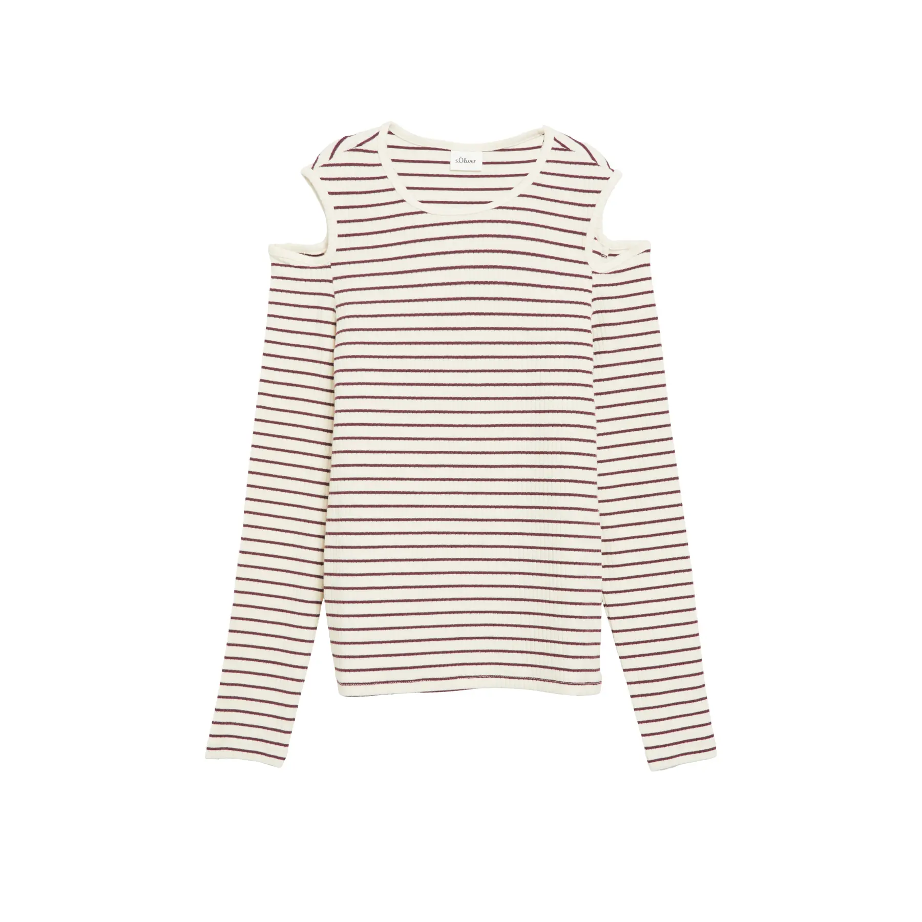 T-shirt aderente con taglio bambina s.Oliver