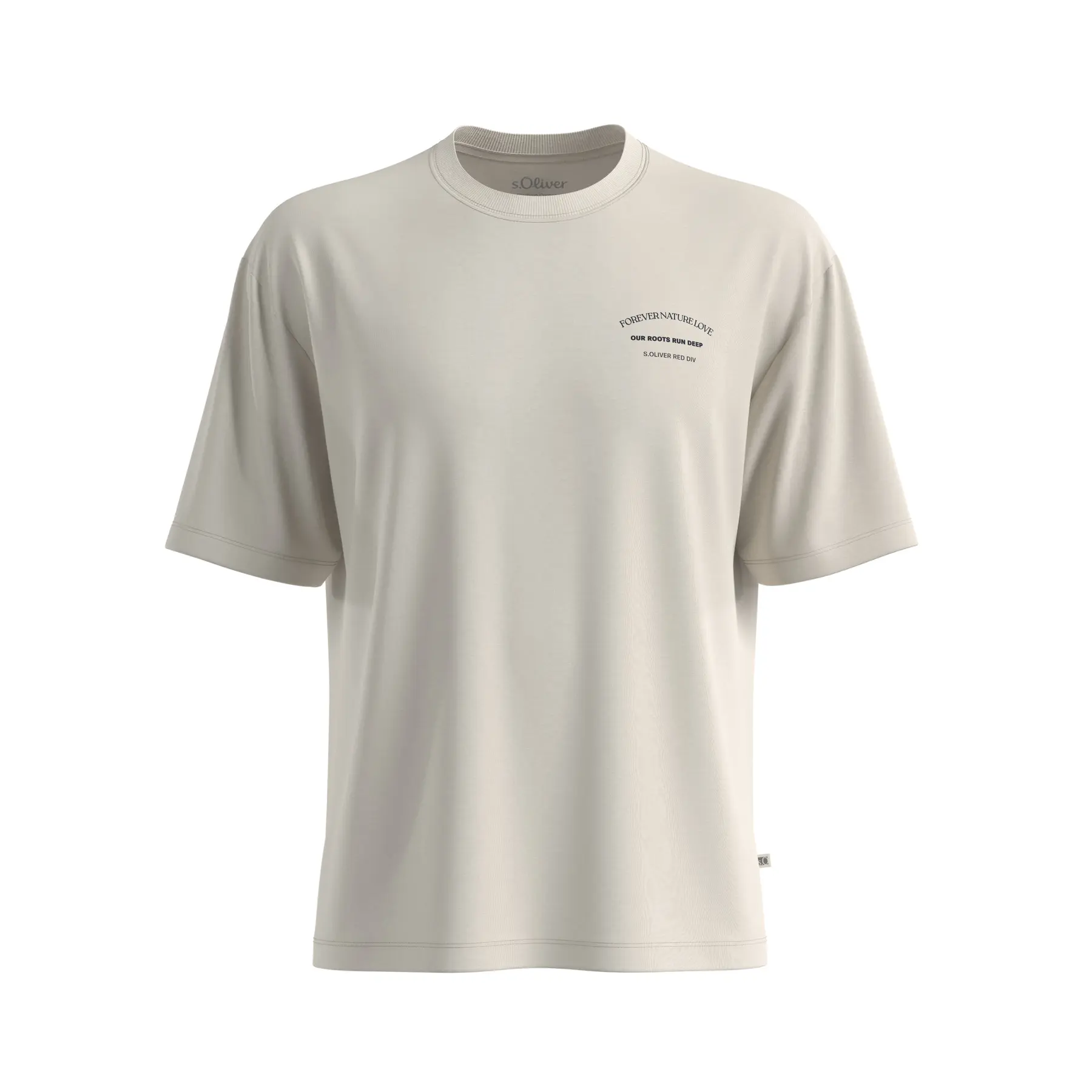 T-shirt con stampa davanti e dietro s.Oliver