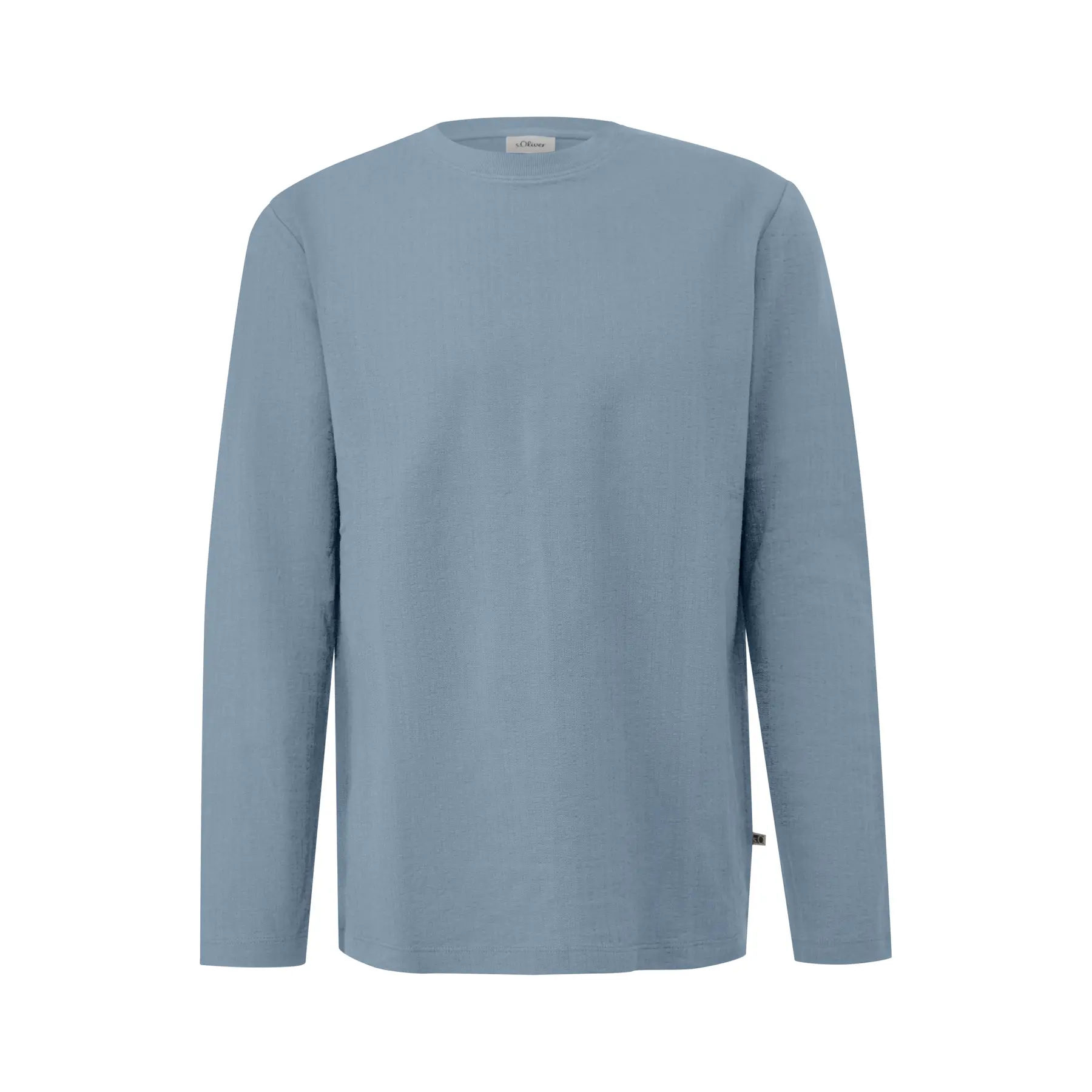 T-shirt a maniche lunghe con patch logo s.Oliver