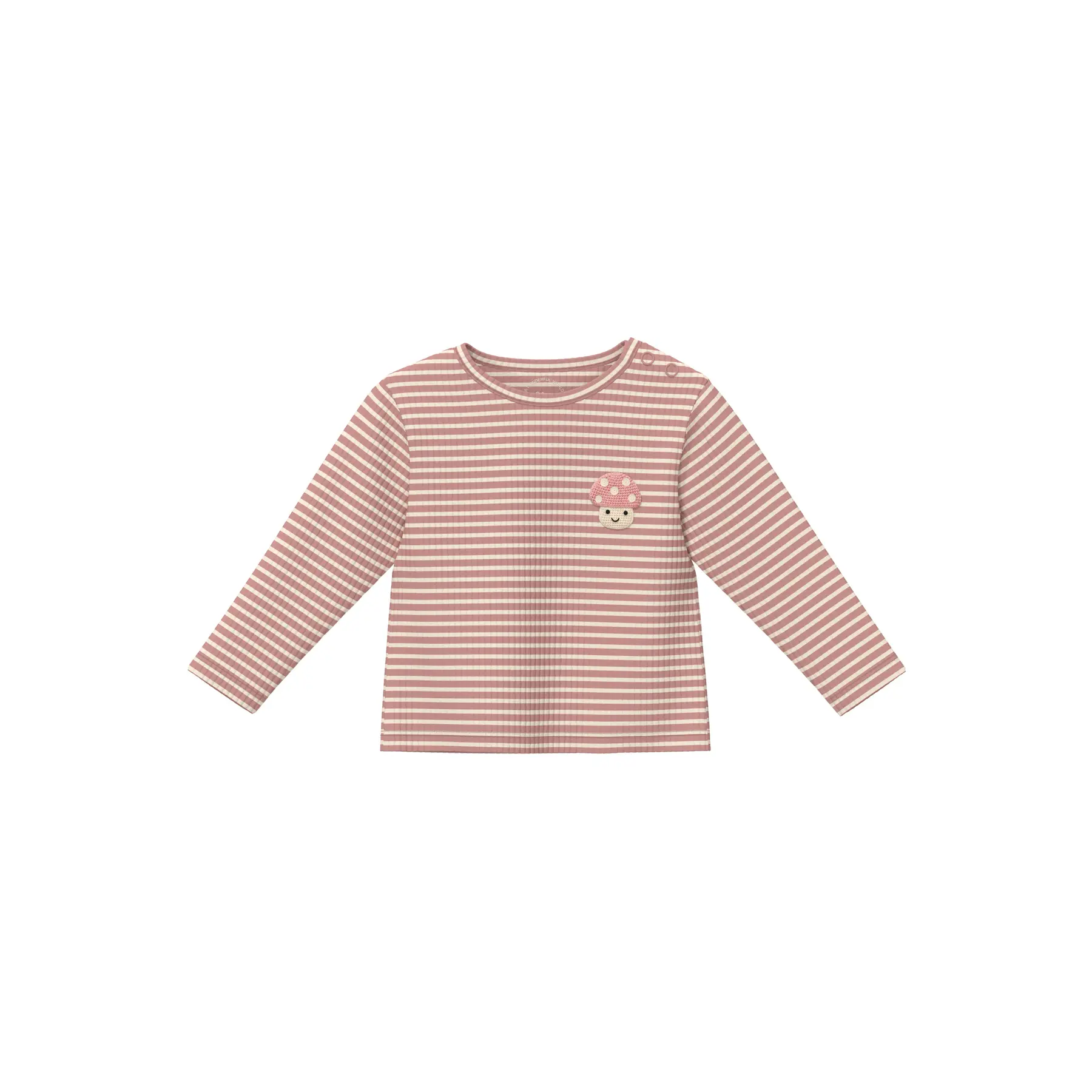Gestreifter und einfarbiger Ripp-T-Shirt für Babys s.Oliver