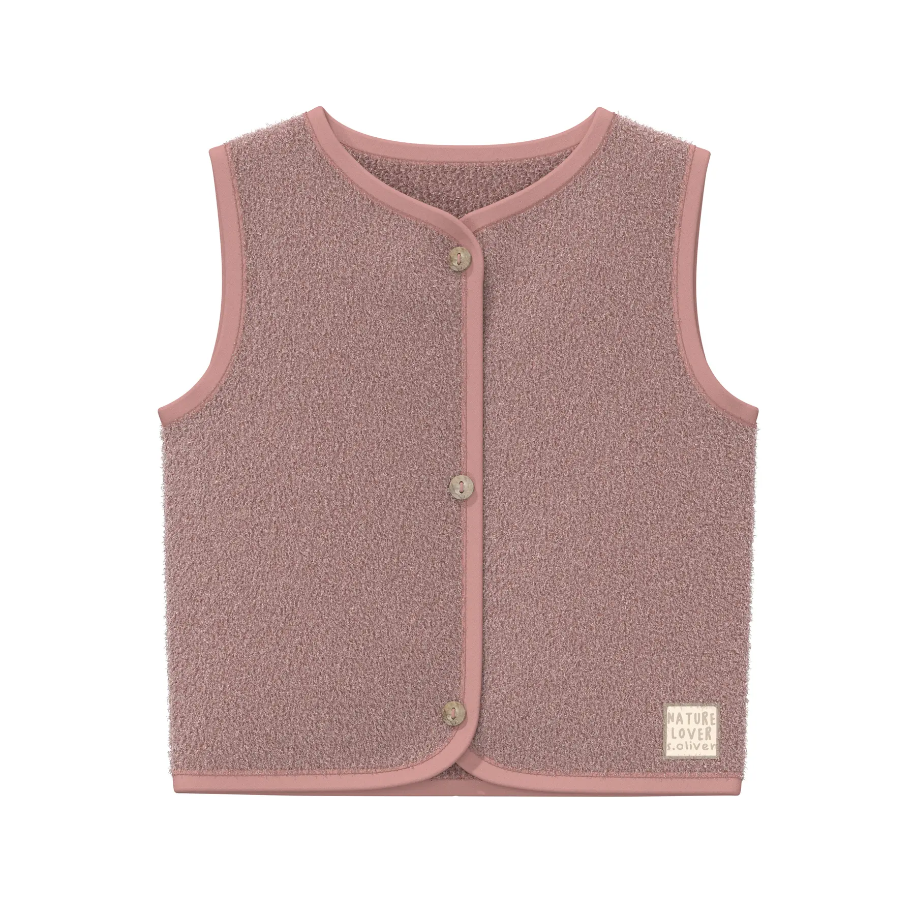 Gilet en peluche teddy avec col V bébé s.Oliver