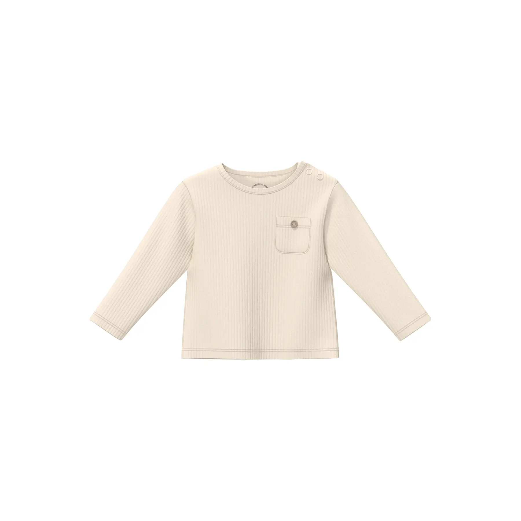 T-Shirt mit Druckknöpfen und Brusttasche für Babys s.Oliver