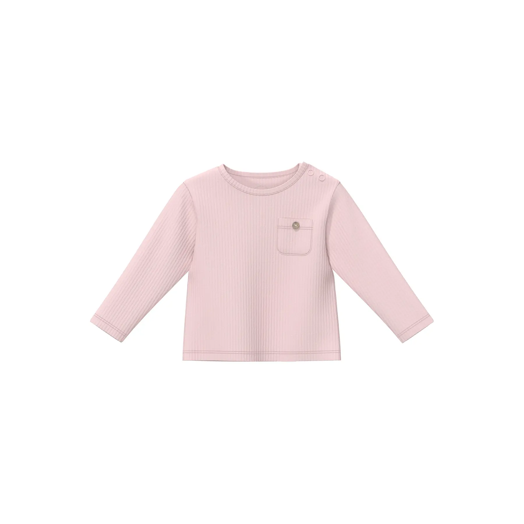 T-Shirt mit Druckknöpfen und Brusttasche für Babys s.Oliver