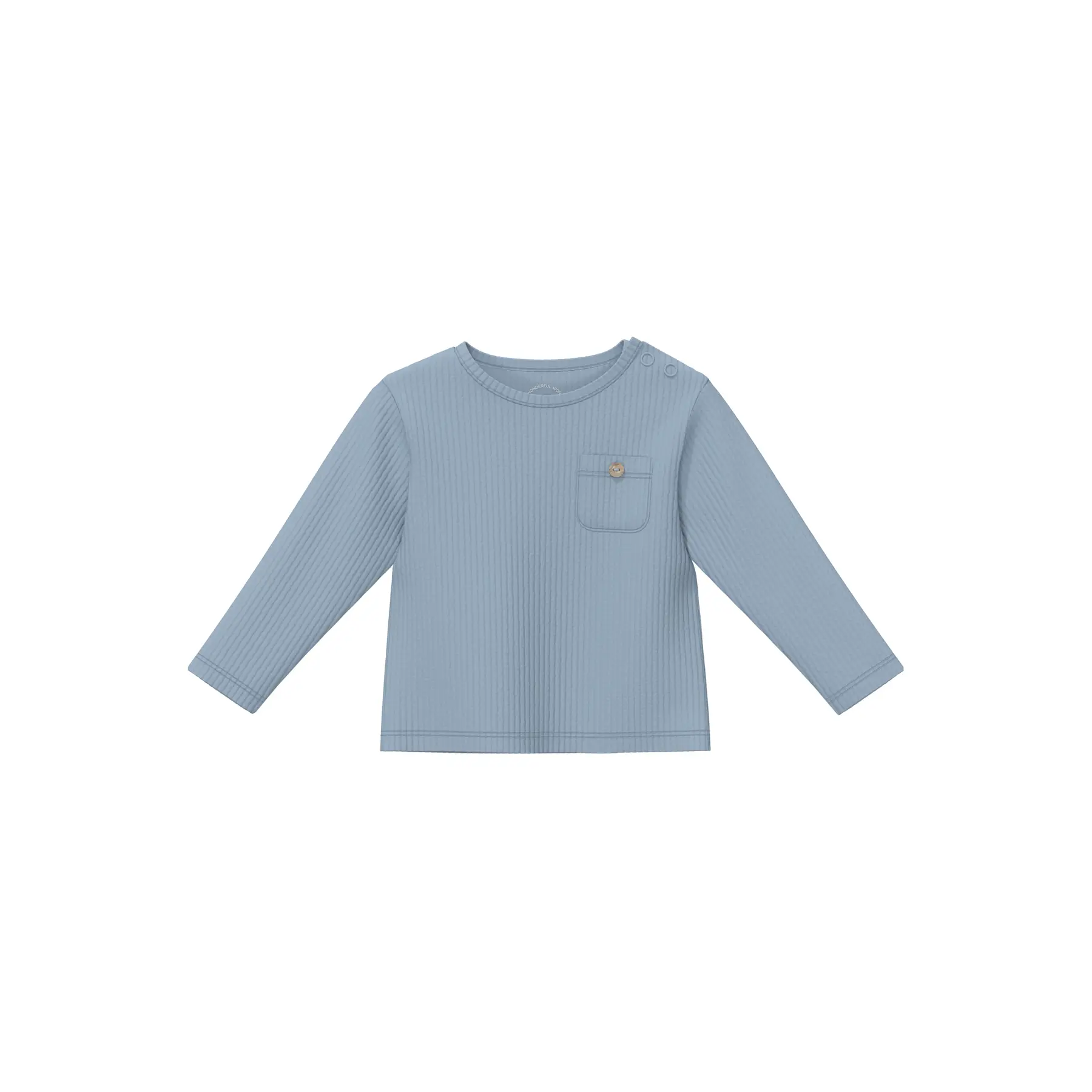 T-Shirt mit Druckknöpfen und Brusttasche für Babys s.Oliver