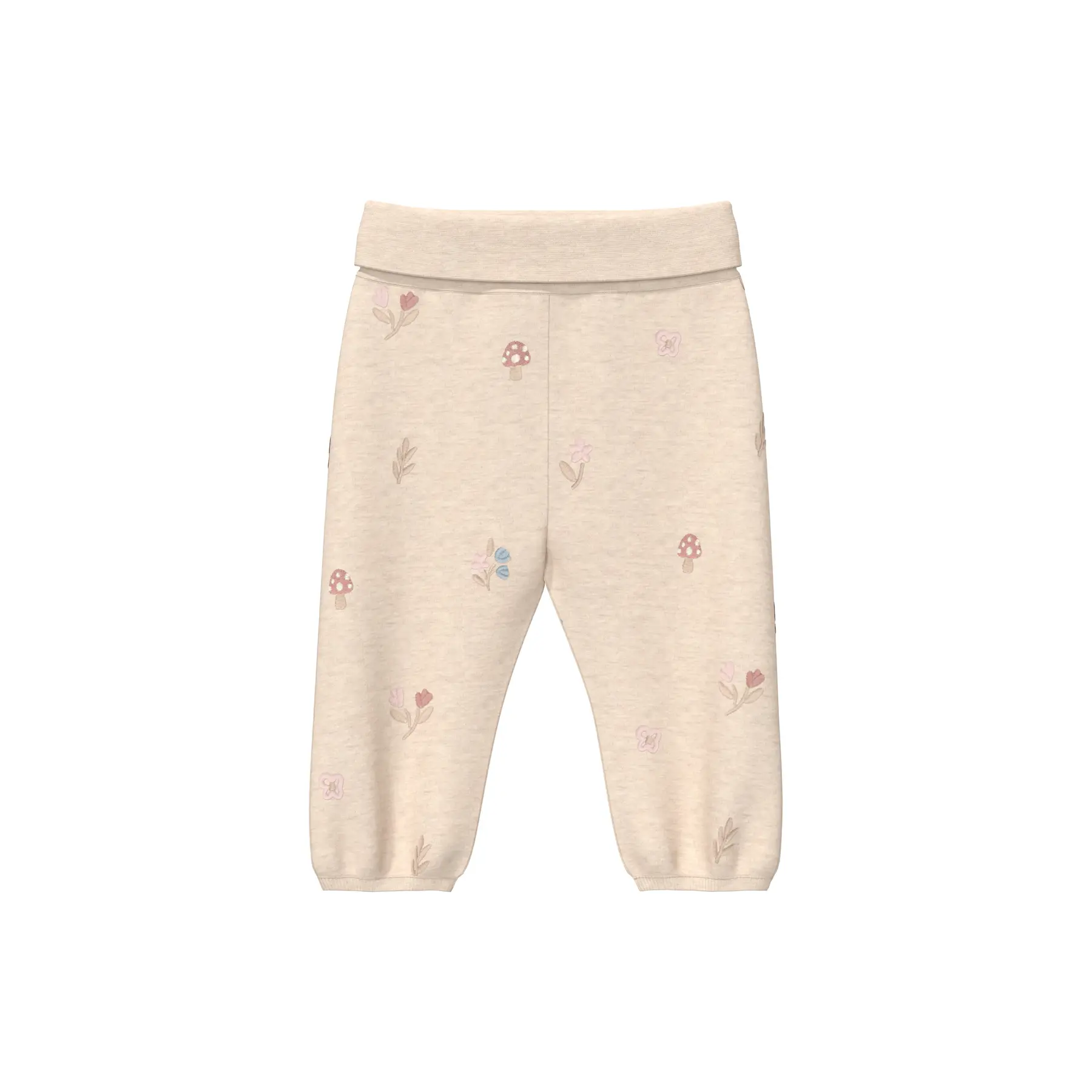 Leggings Loose Fit con bordi a coste e ricamo per bebè s.Oliver