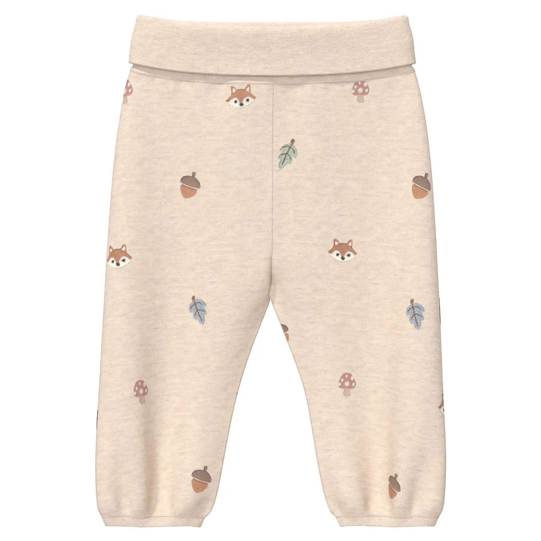 Leggings Loose Fit con bordi a coste e ricamo per bebè s.Oliver