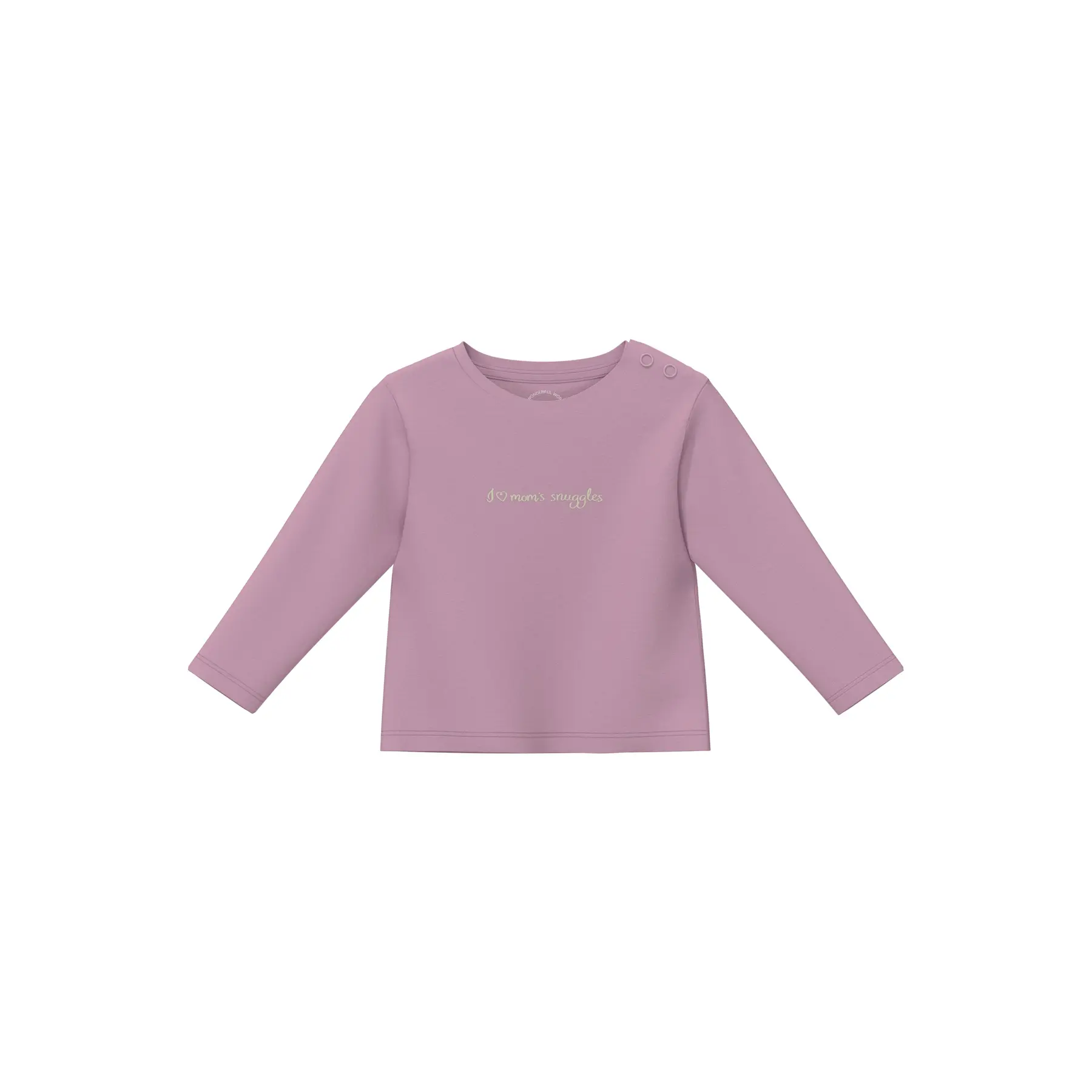 T-shirt a maniche lunghe con stampa cangiante e ricamo per neonati s.Oliver