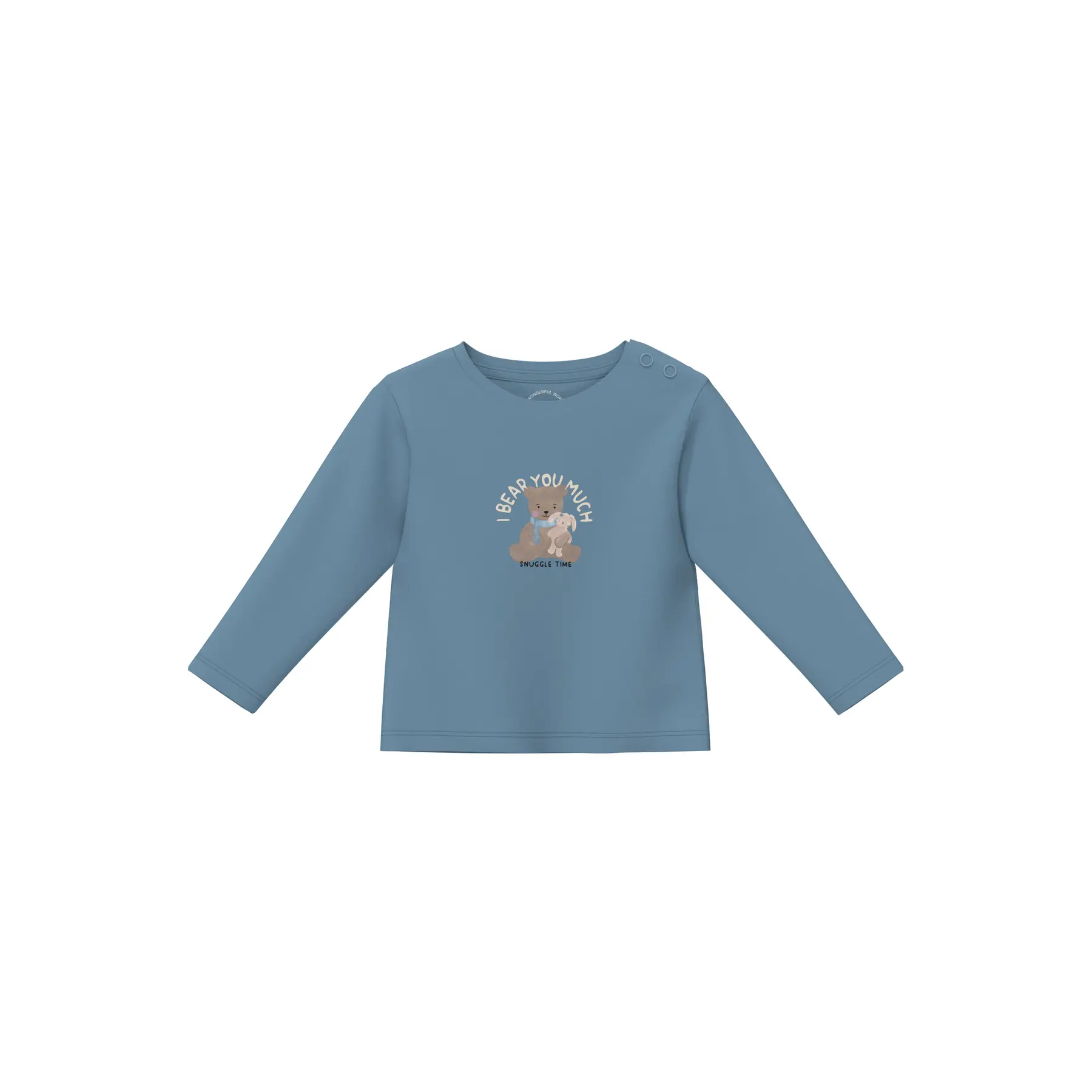 T-shirt a maniche lunghe con stampa cangiante e ricamo per neonati s.Oliver