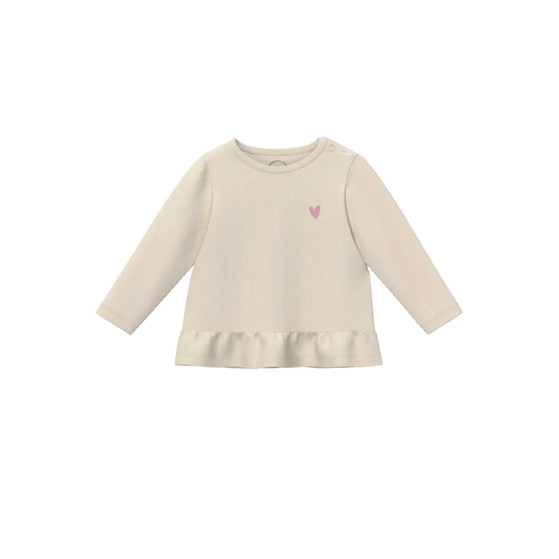 Volant T-Shirt mit Falten und Rüsche für Babys s.Oliver