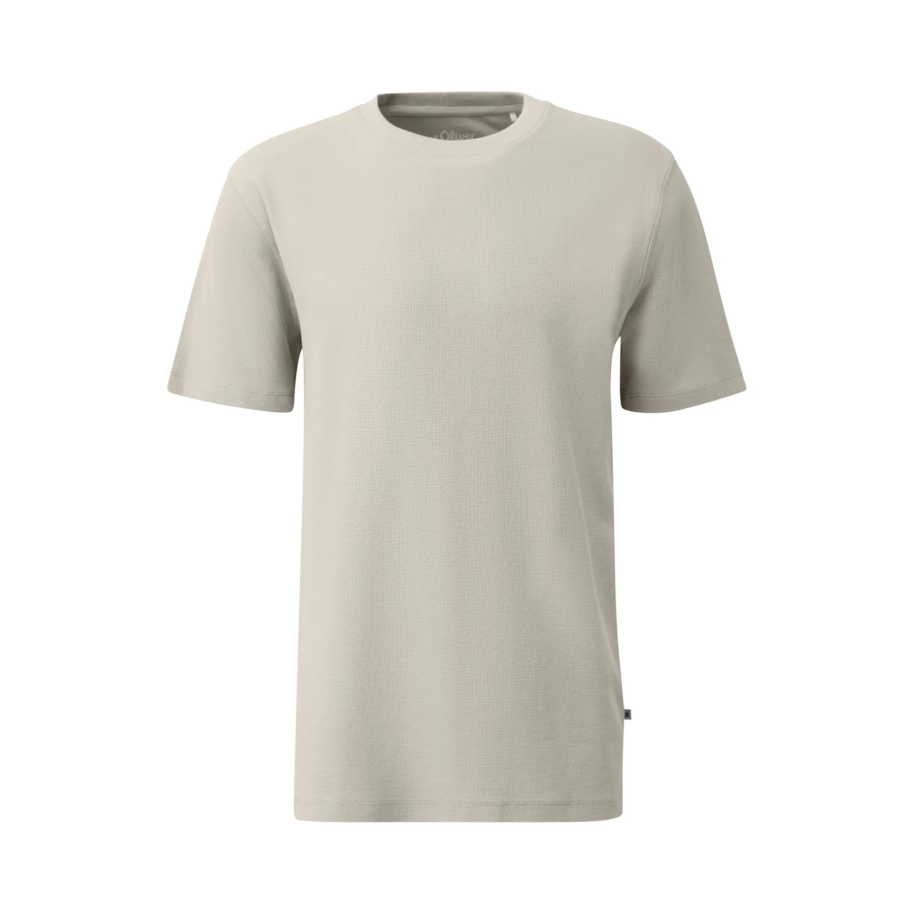 s.Oliver - male - T-shirt van wafeljersey van puur katoen