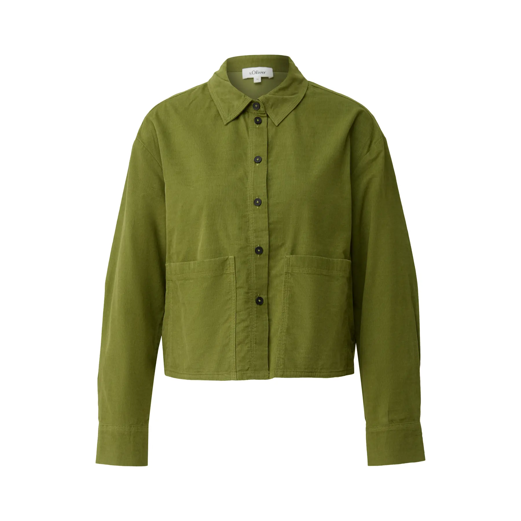 Blusa Relaxed Fit con colletto alla camicia e tasca applicata donna