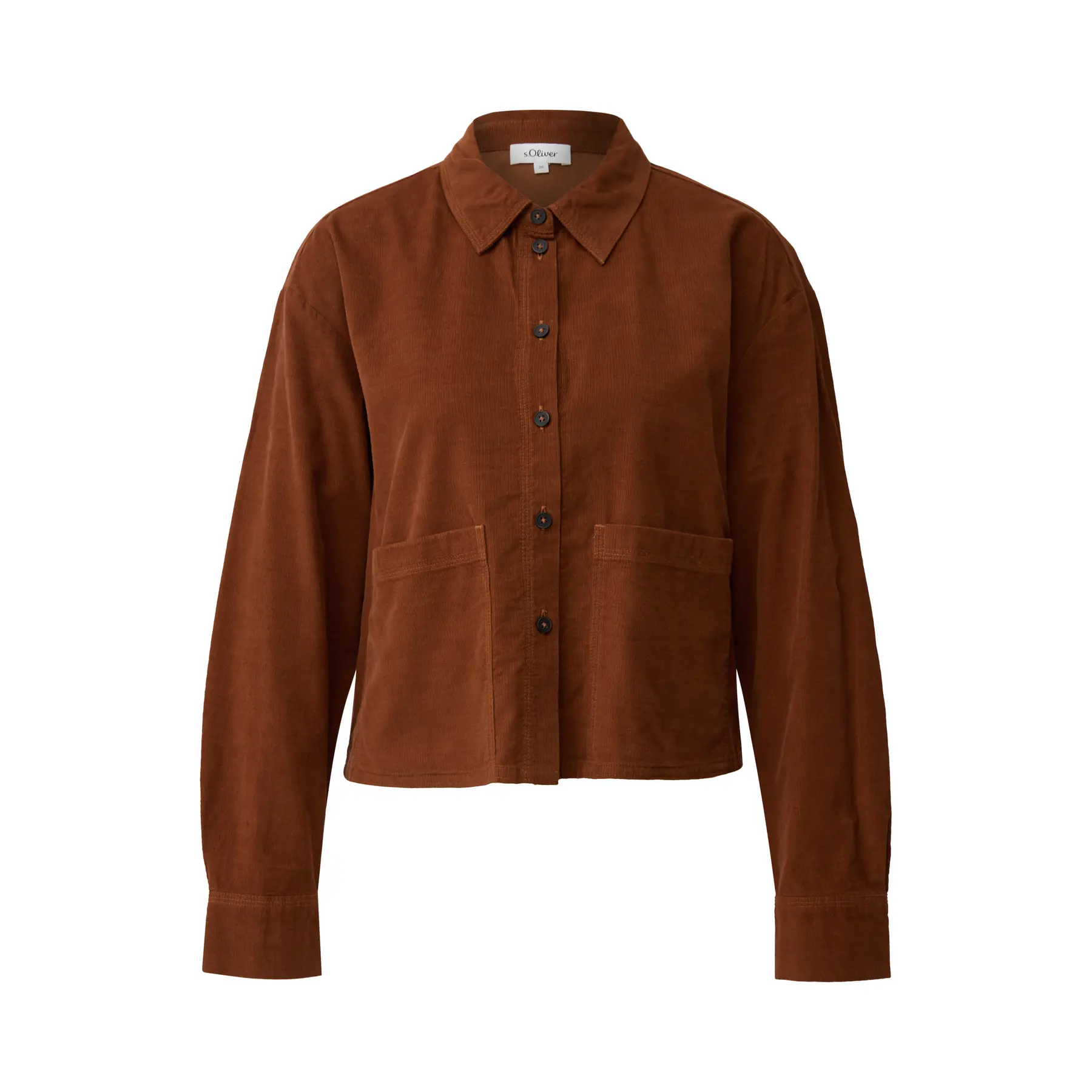 Blusa Relaxed Fit con colletto alla camicia e tasca applicata donna s.Oliver