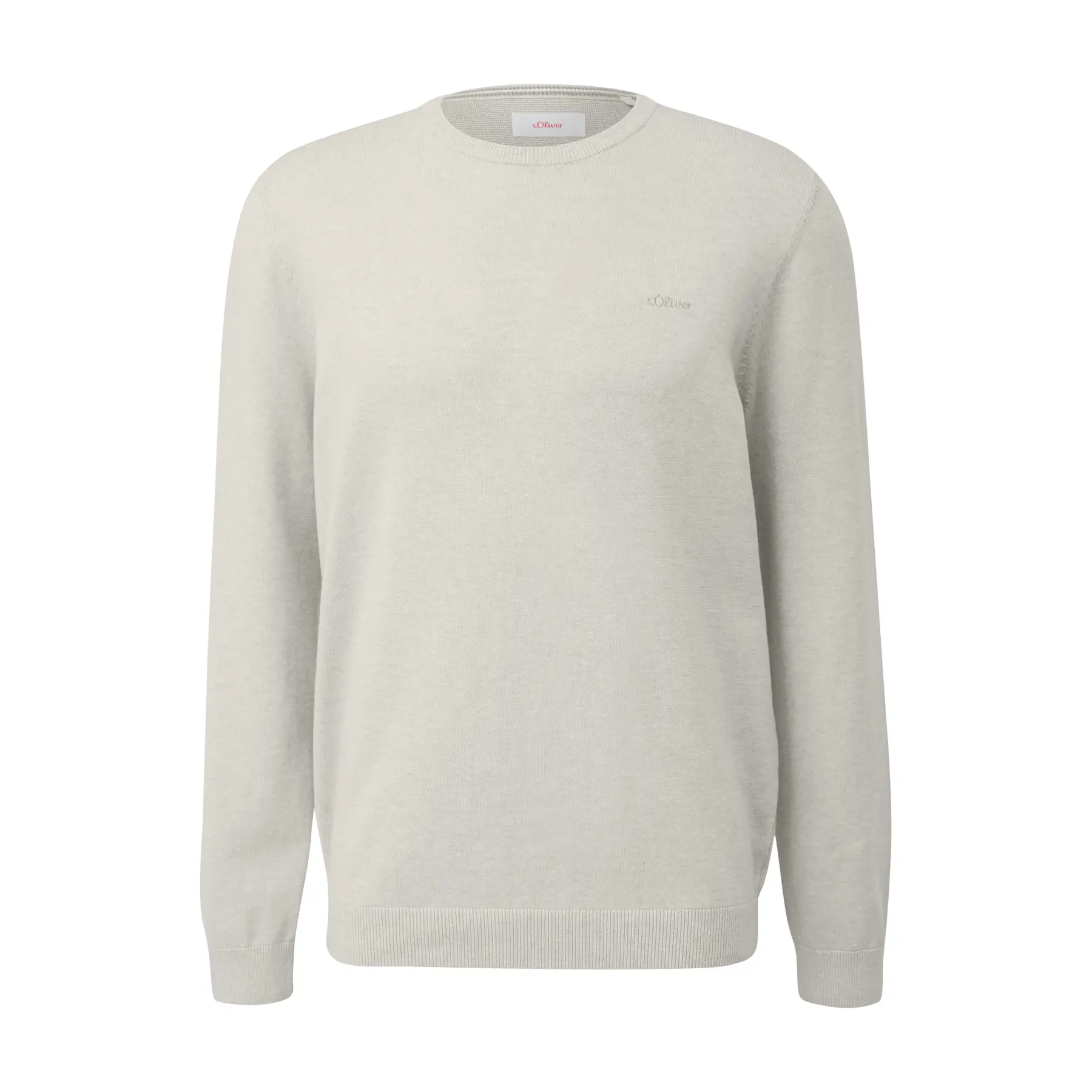 Maglione in maglia con logo ricamato s.Oliver