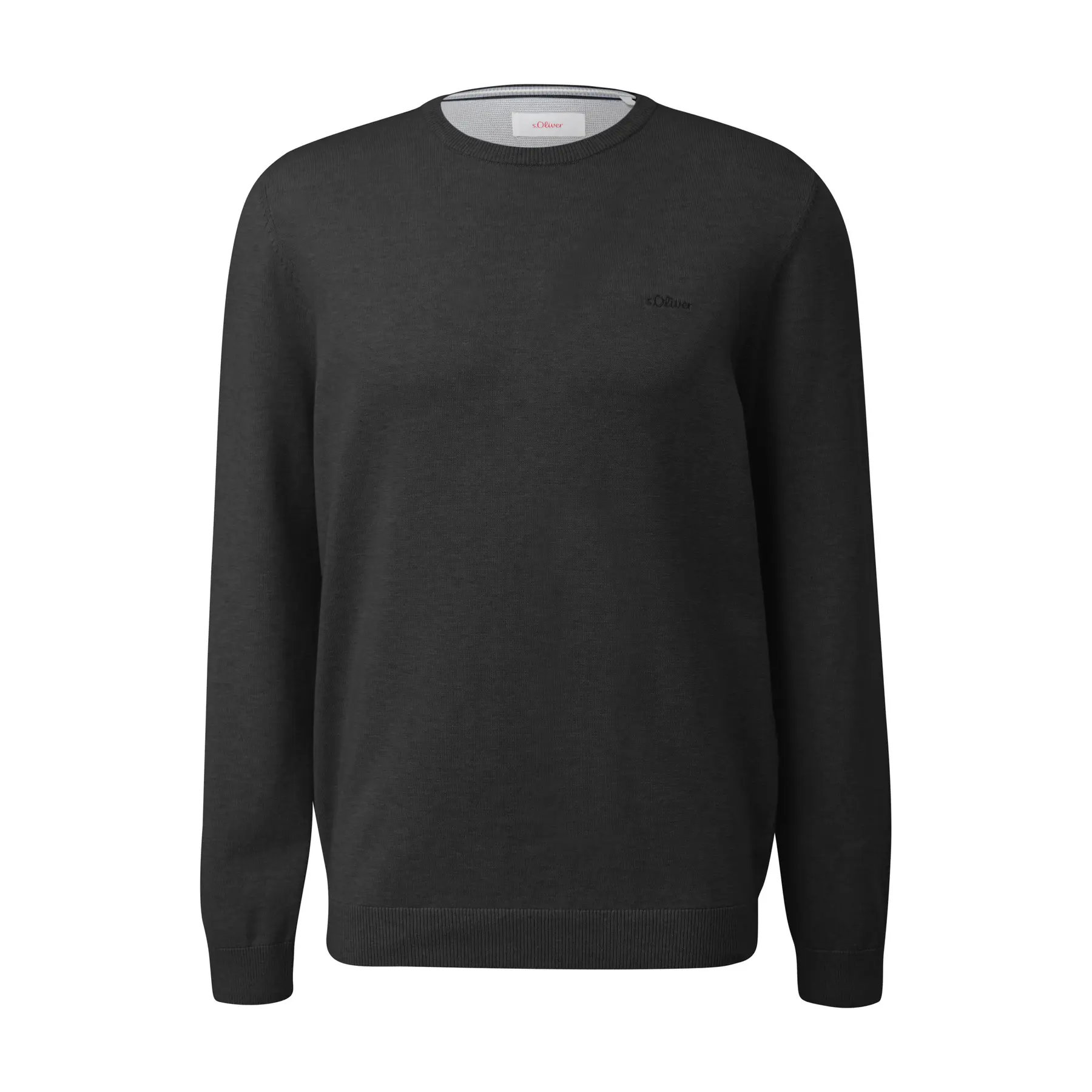 Maglione in maglia con logo ricamato s.Oliver