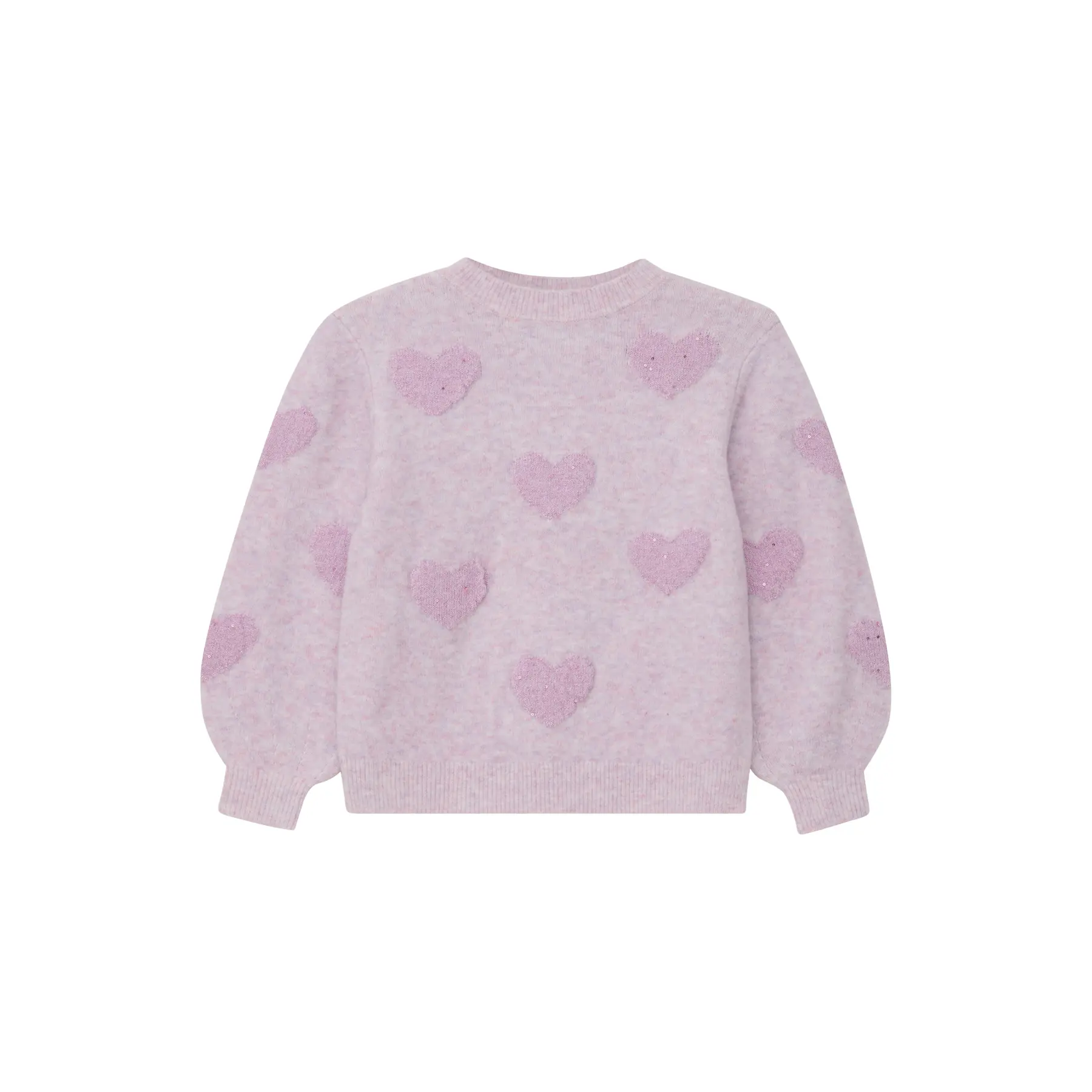 Pull aus Jacquard-Material mit glänzendem Effekt für Mädchen s.Oliver