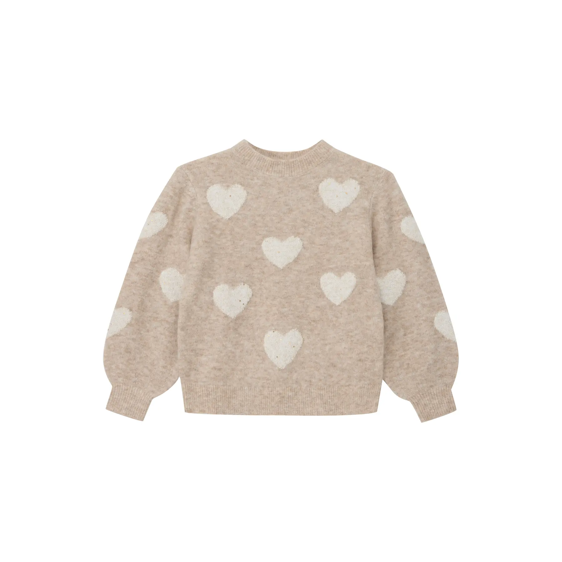 Pull aus Jacquard-Material mit glänzendem Effekt für Mädchen s.Oliver