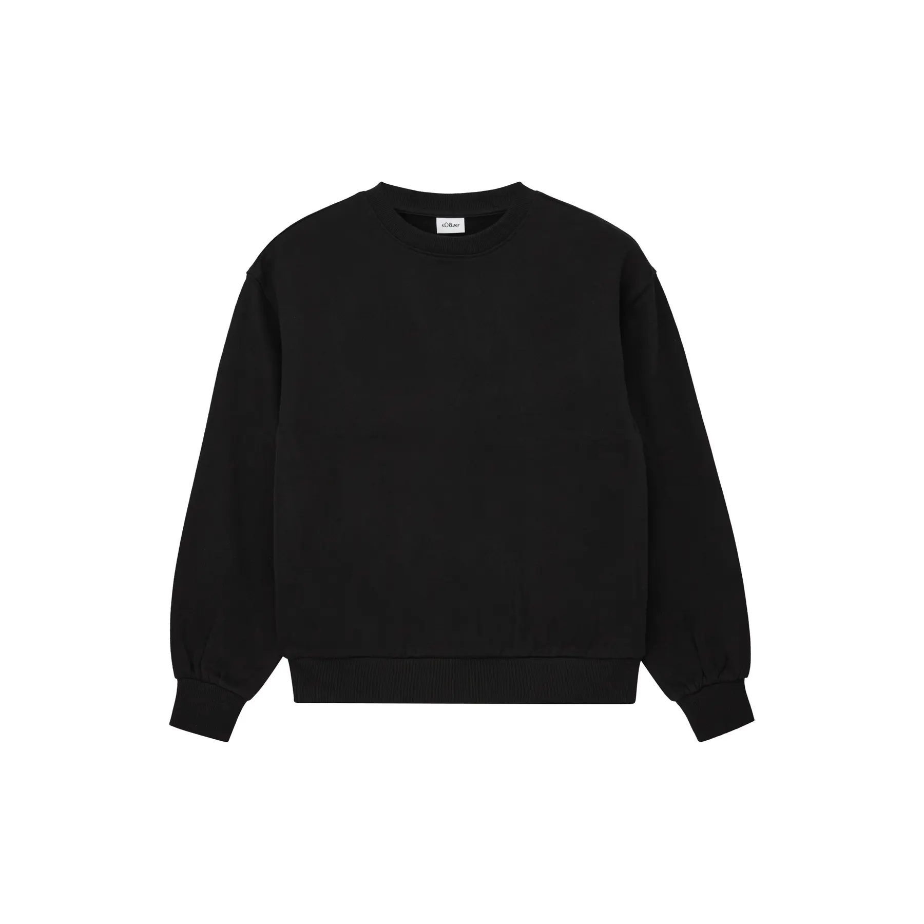 Oversize Sweatshirt mit Rückendruck und Strass - Innen leicht aufgeraut Mädchen s.Oliver
