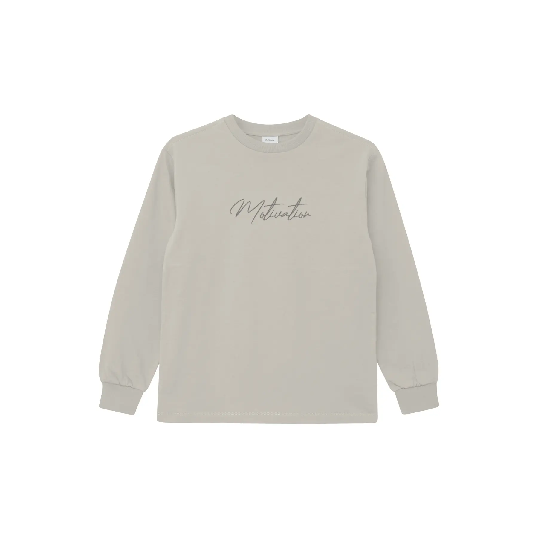 Langarm-T-Shirt aus leichtem Fleece mit überschnittenen Schultern für Kinder s.Oliver