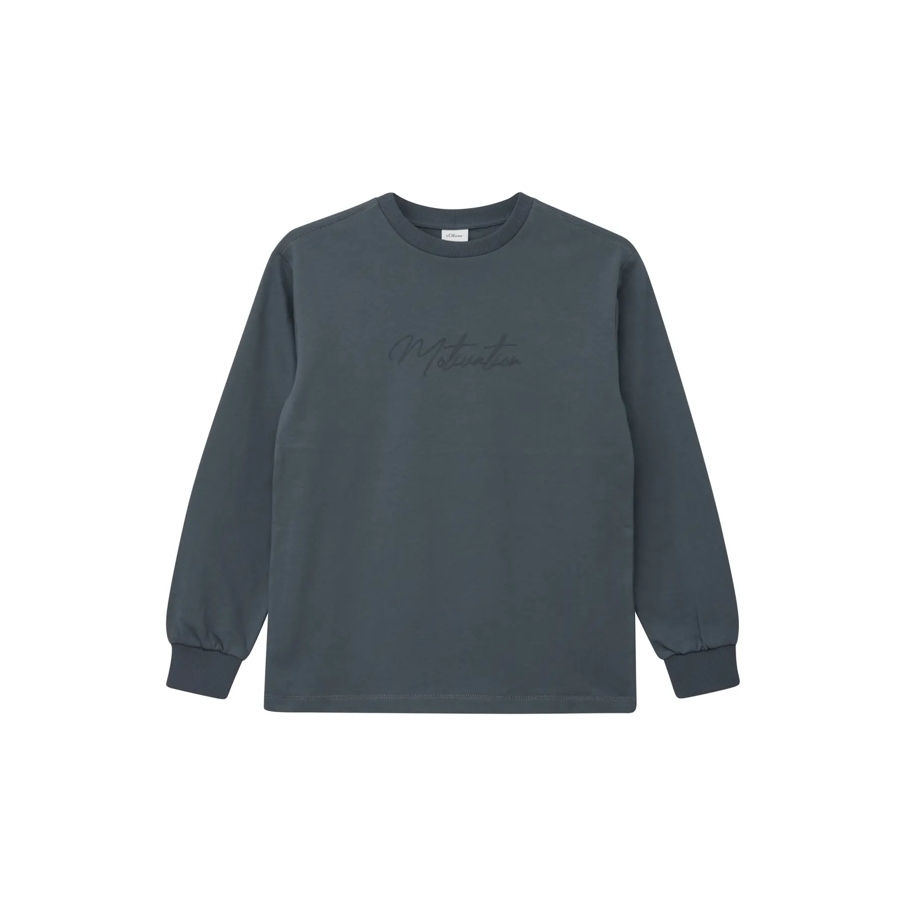 Langarm-T-Shirt aus leichtem Fleece mit überschnittenen Schultern für Kinder s.Oliver
